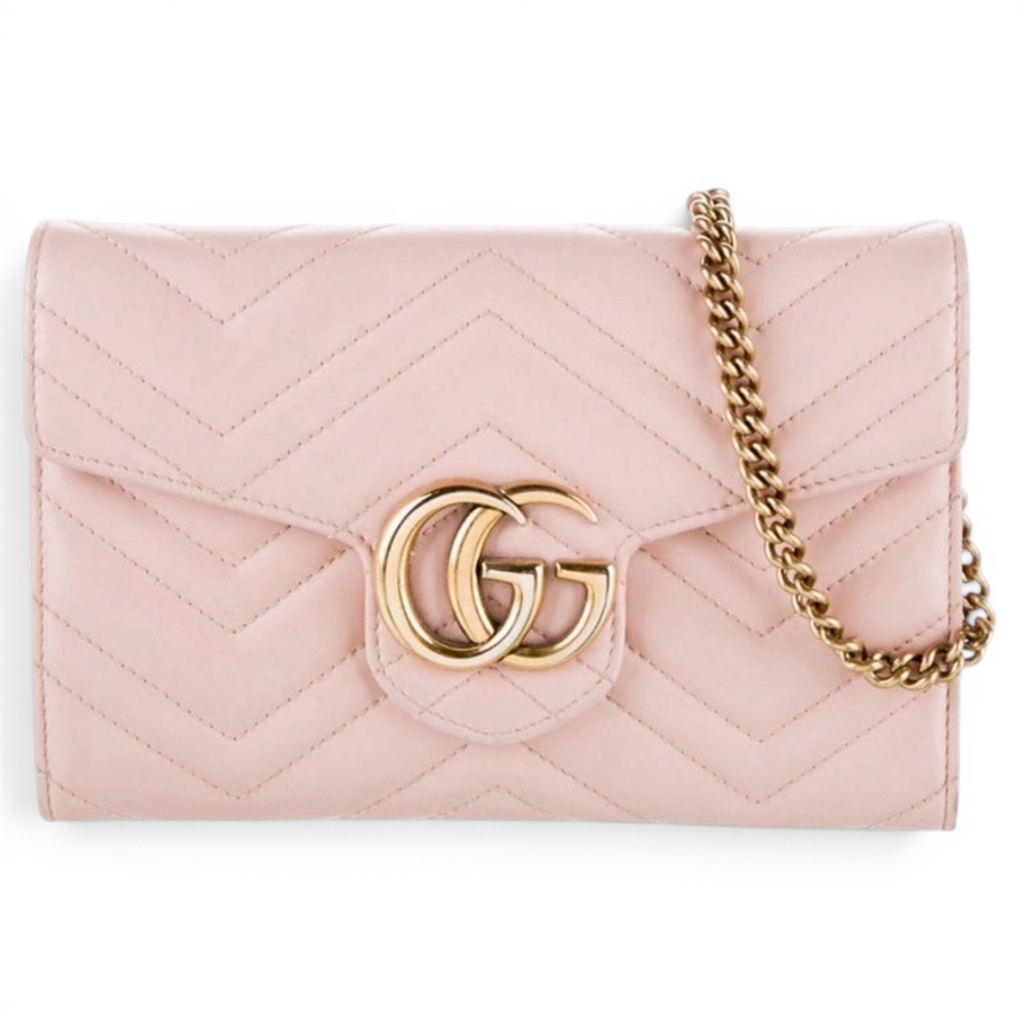 GG Marmont Chain leather crossbody bag