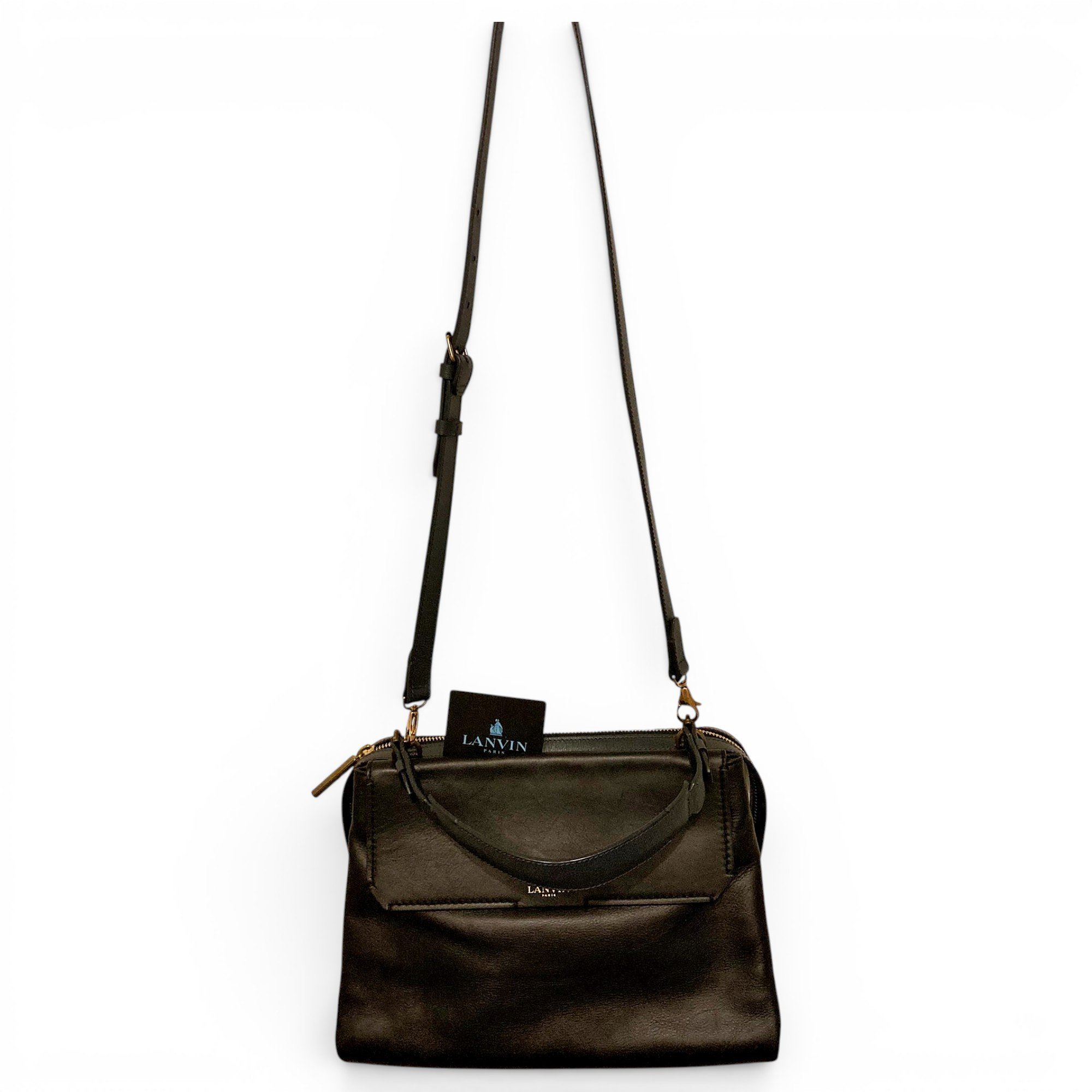 Leather crossbody bag