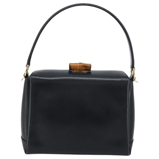 Bamboo leather handbag