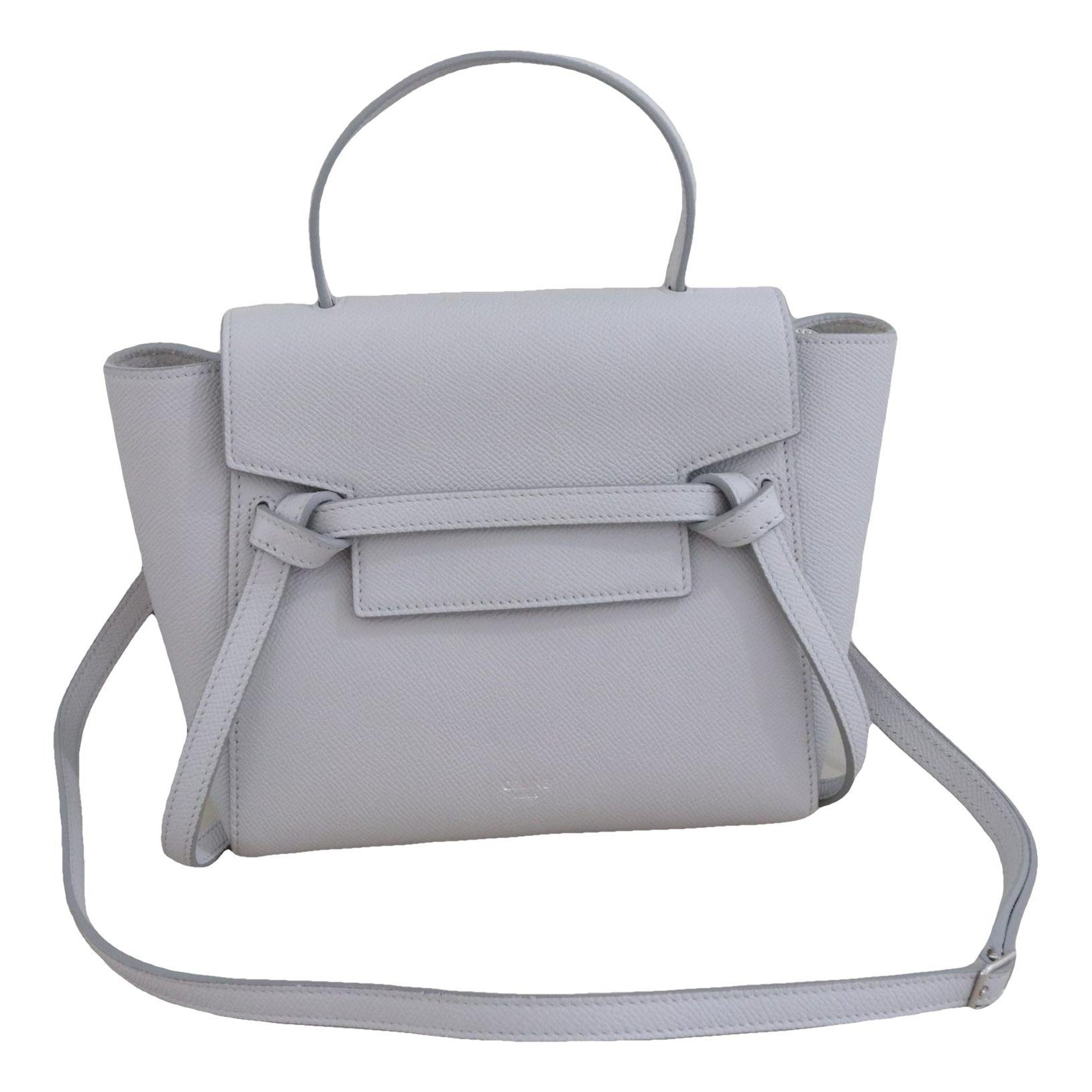 Belt leather handbag