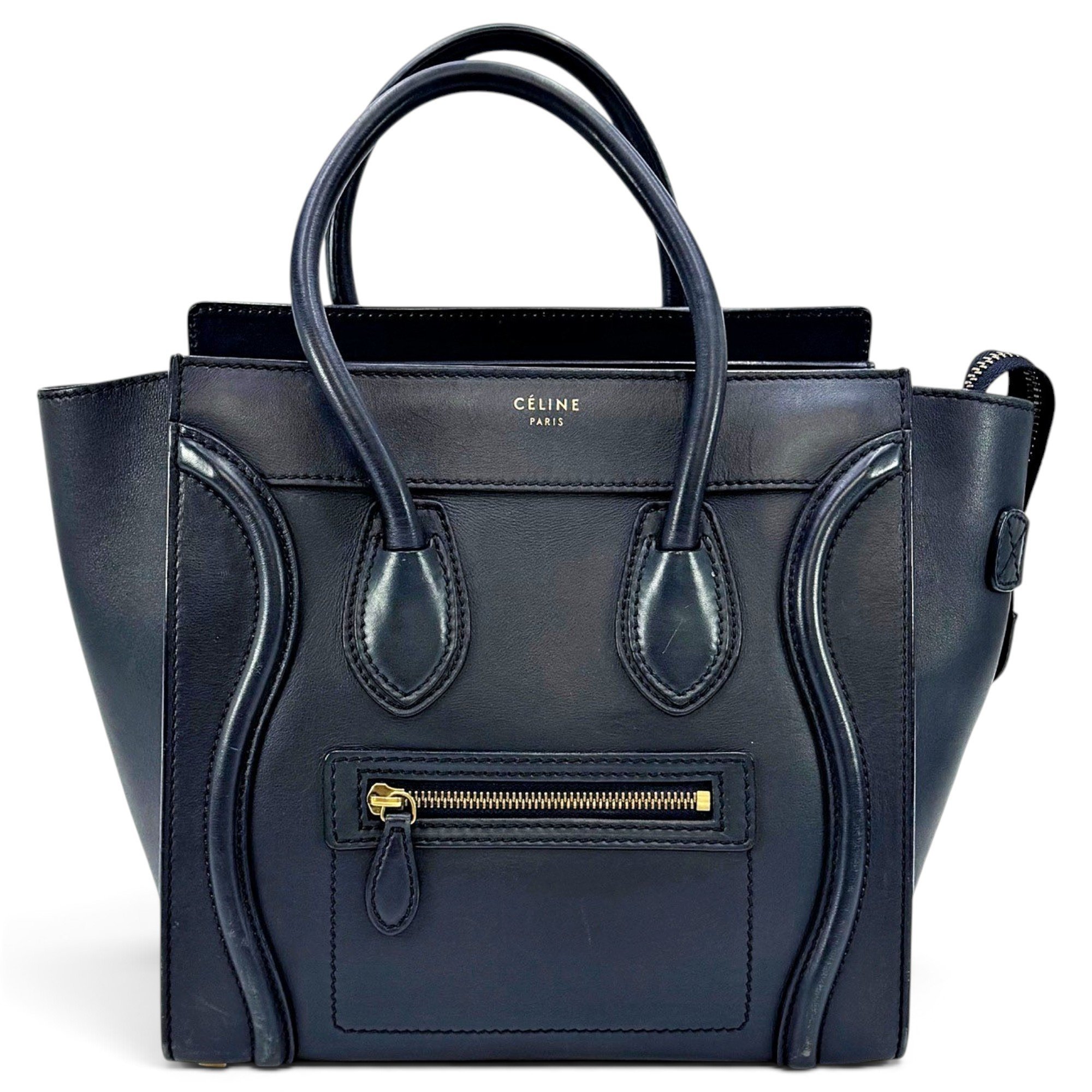 Luggage leather handbag