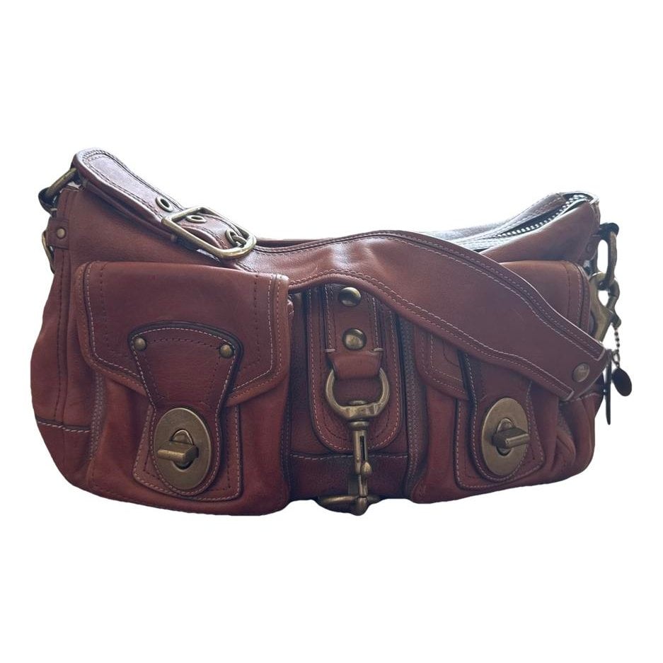 Leather handbag