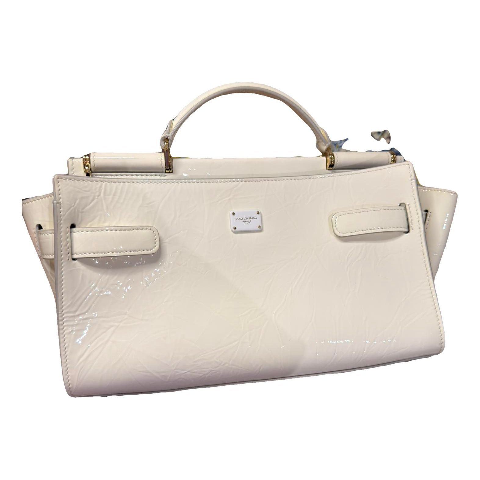 Dolce & Gabbana Sicily 62 patent leather handbag