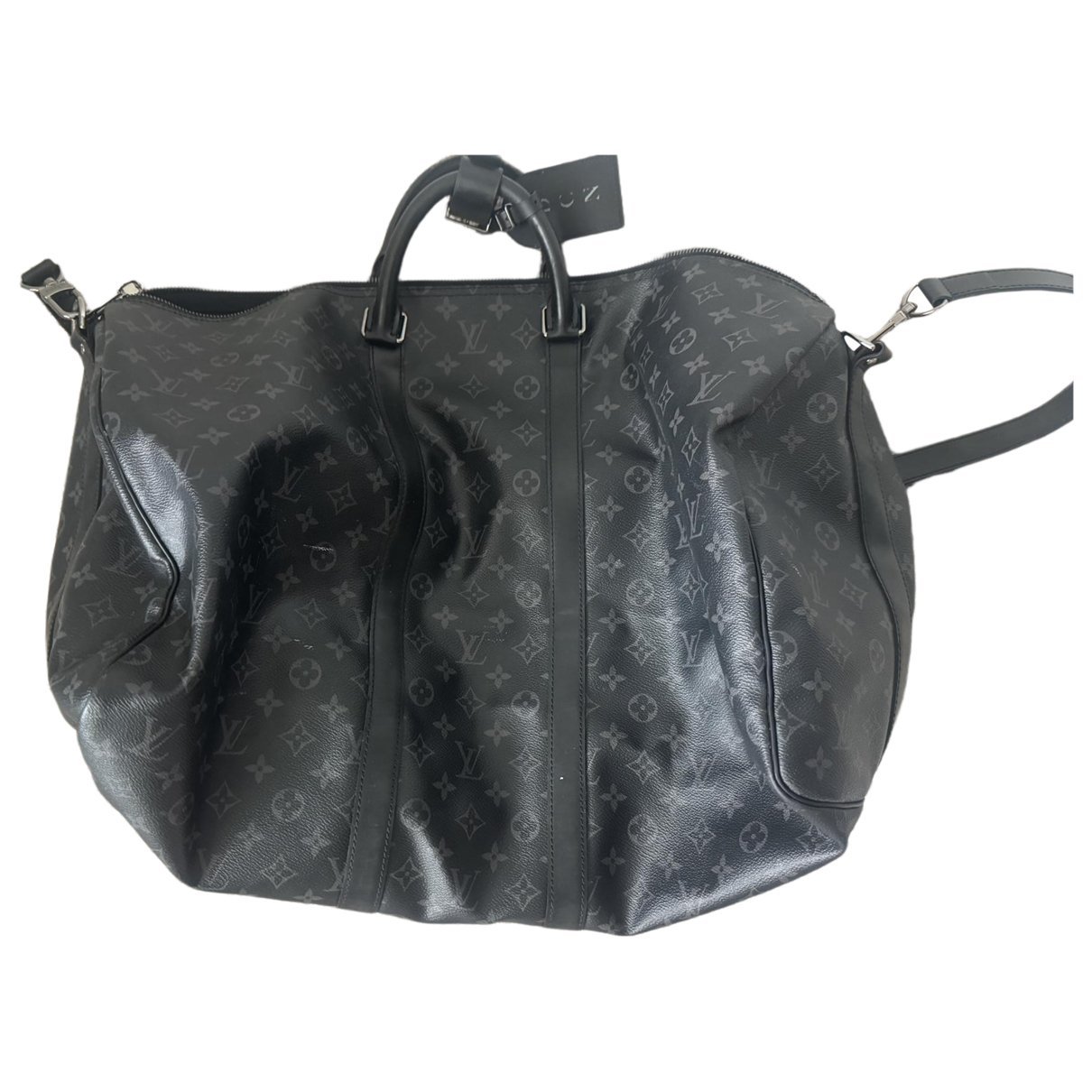 Keepall leather travel bag