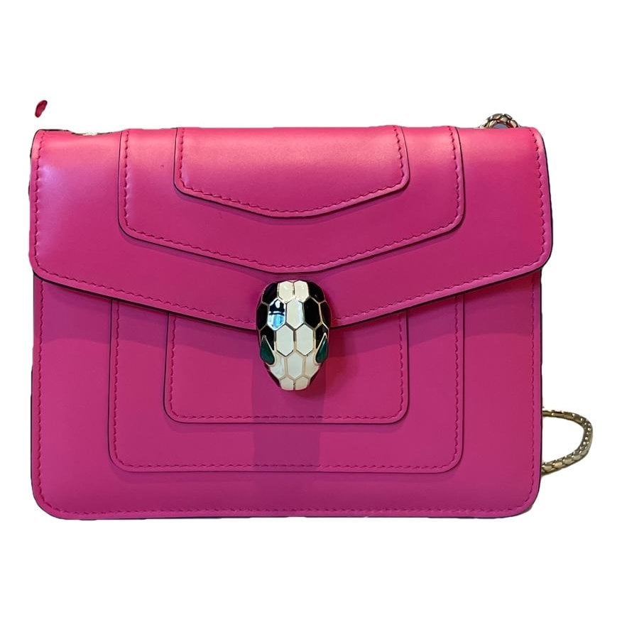 Serpenti leather handbag
