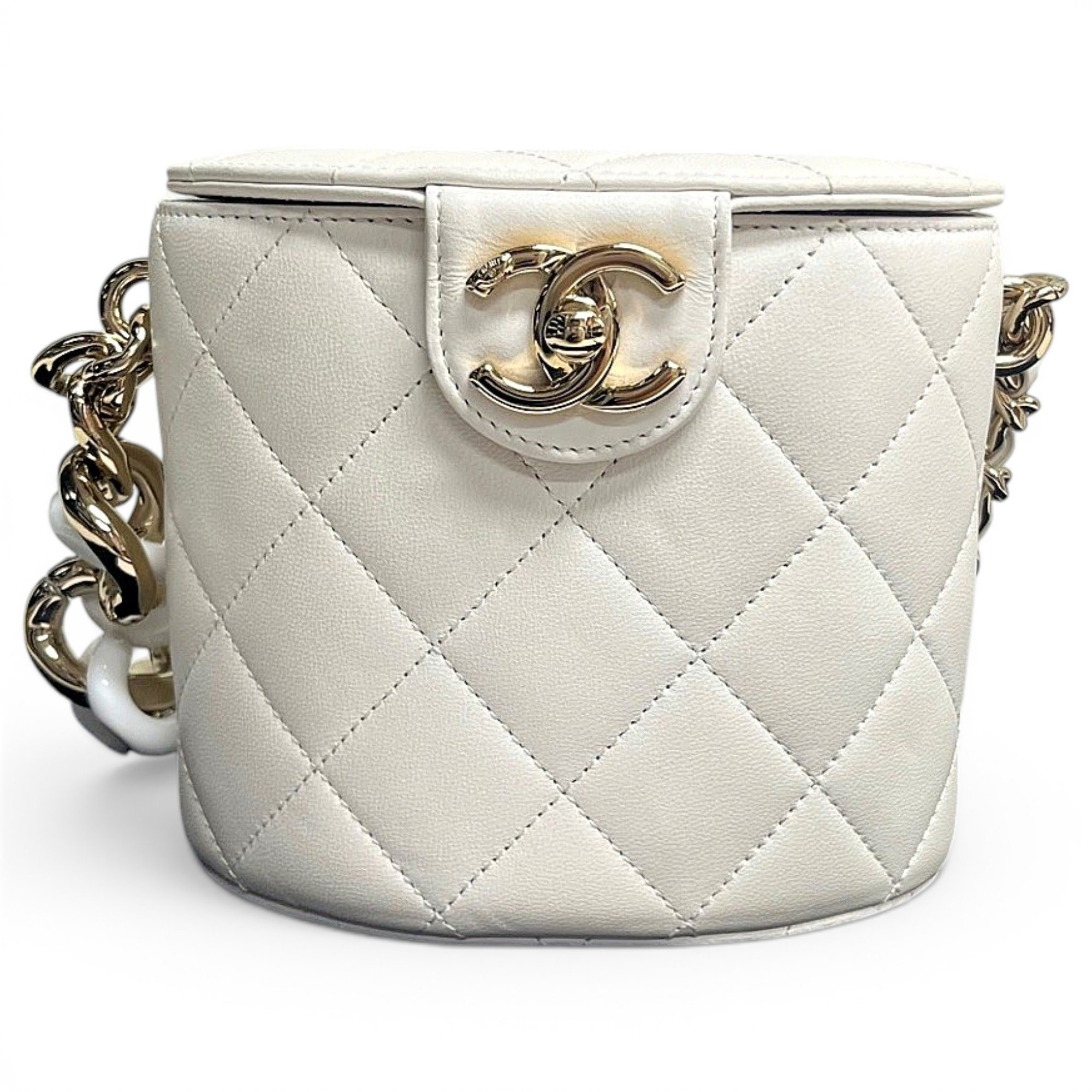 Vanity leather bag
