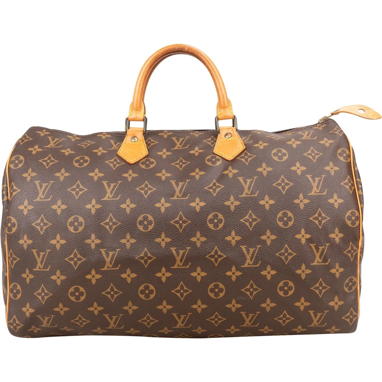 Speedy leather bag