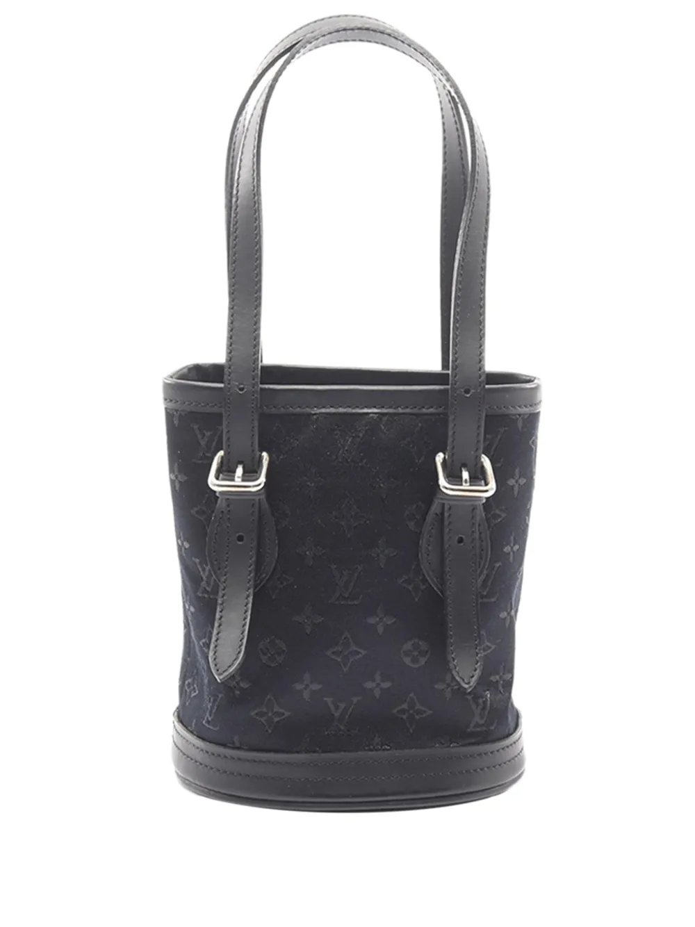 2001 Monogram Mini Satin bucket bag