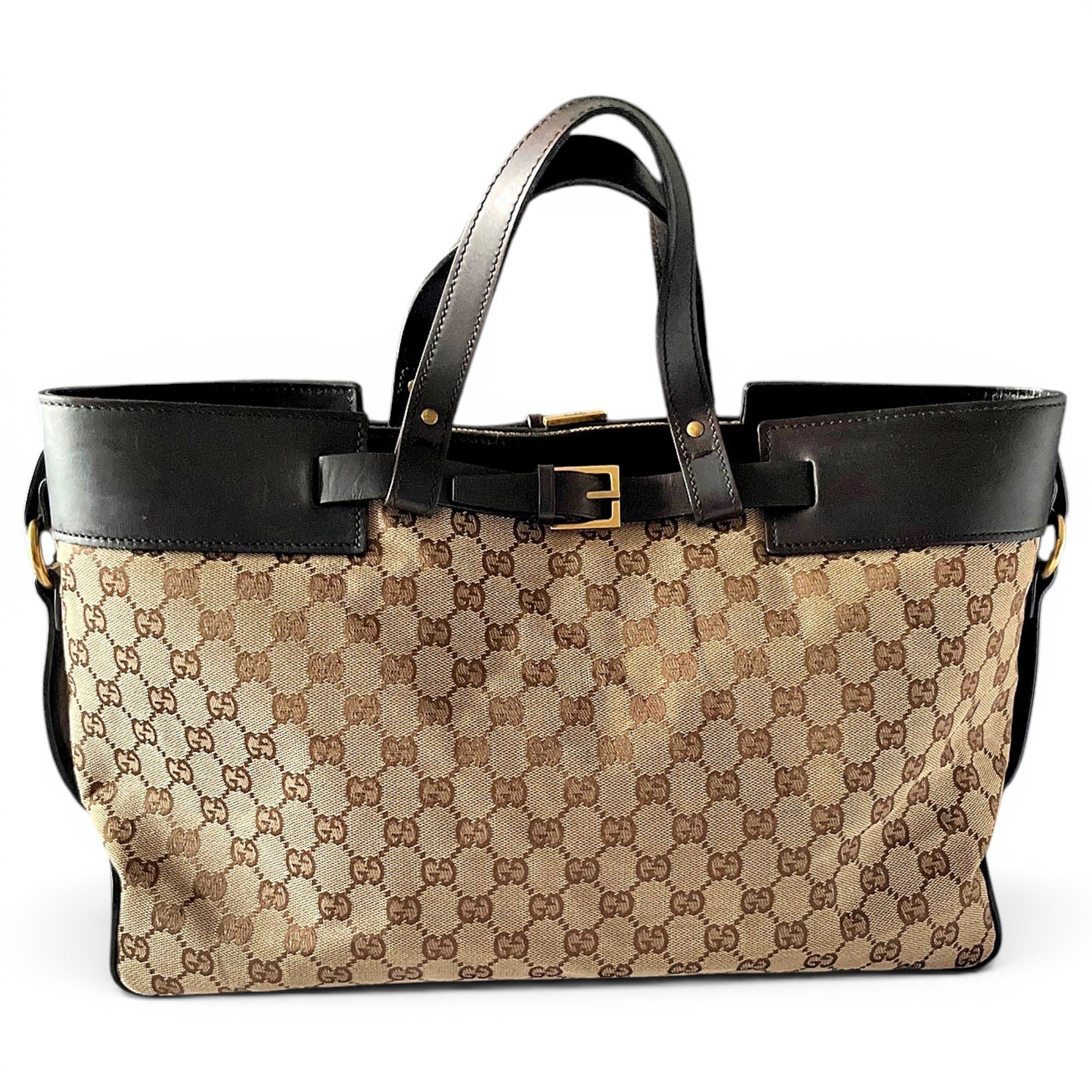 Leather tote