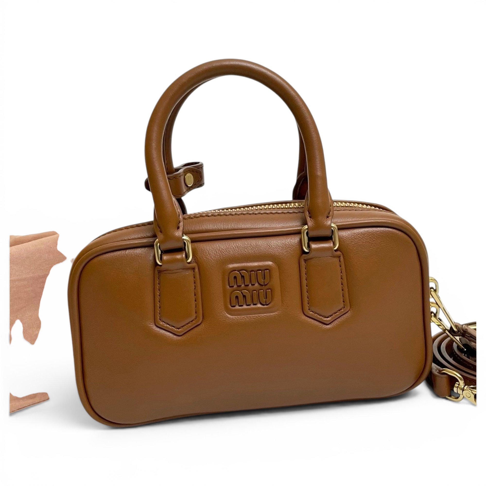 Arcadie leather handbag