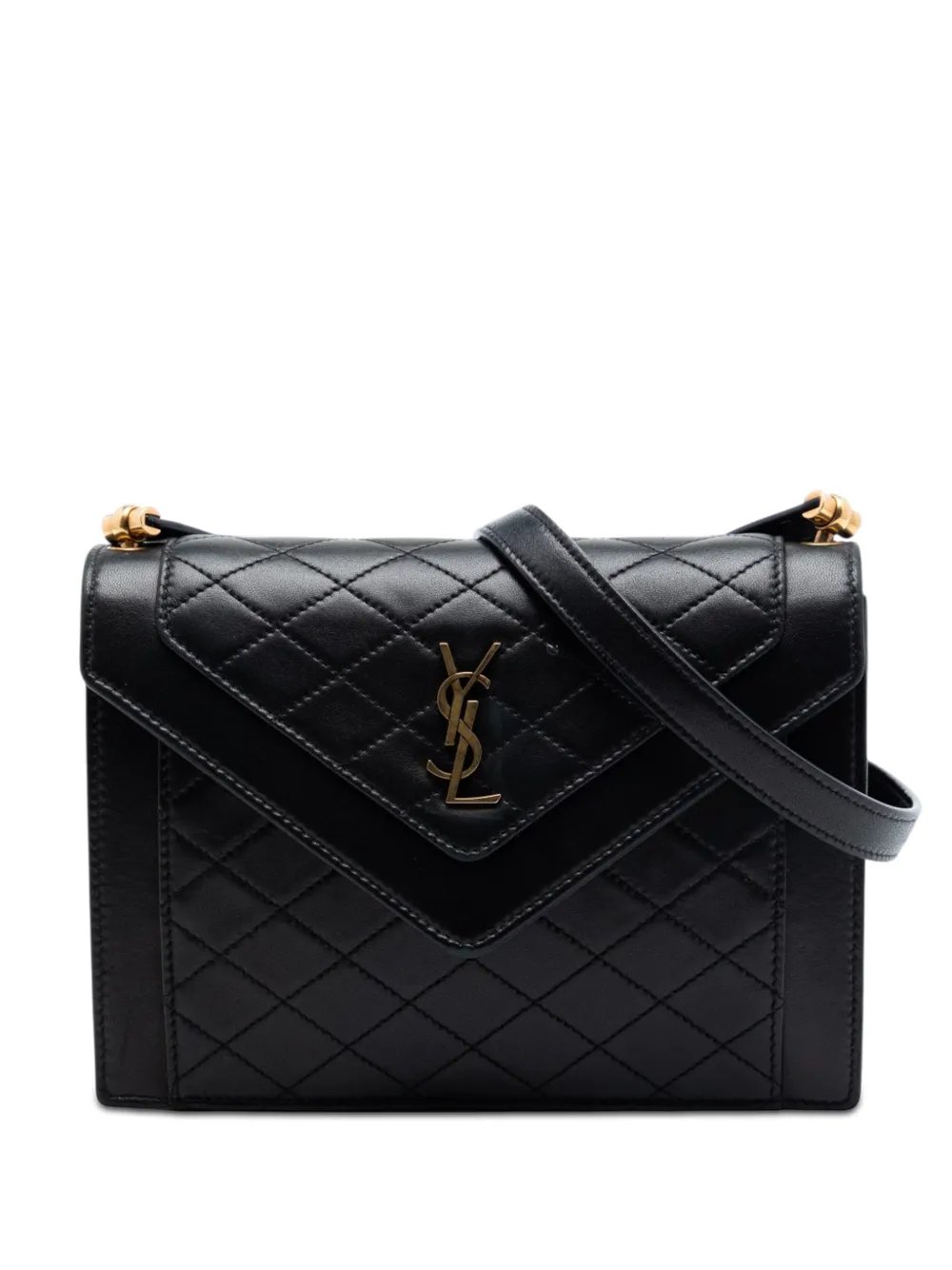2022 Mini Quilted Lambskin Monogram Gaby crossbody bag