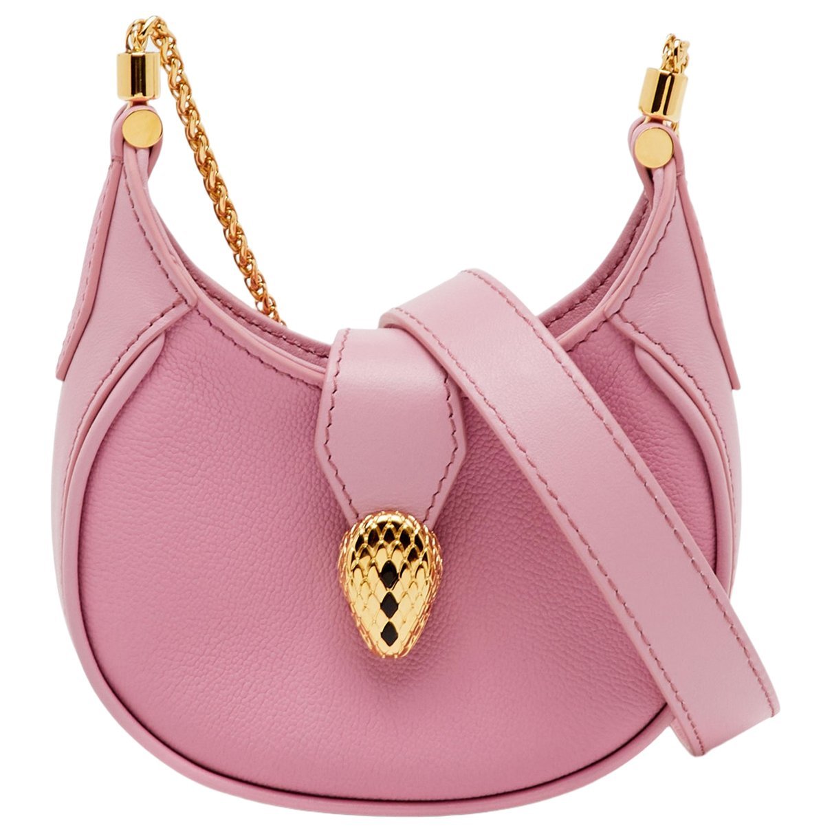 Serpenti leather handbag