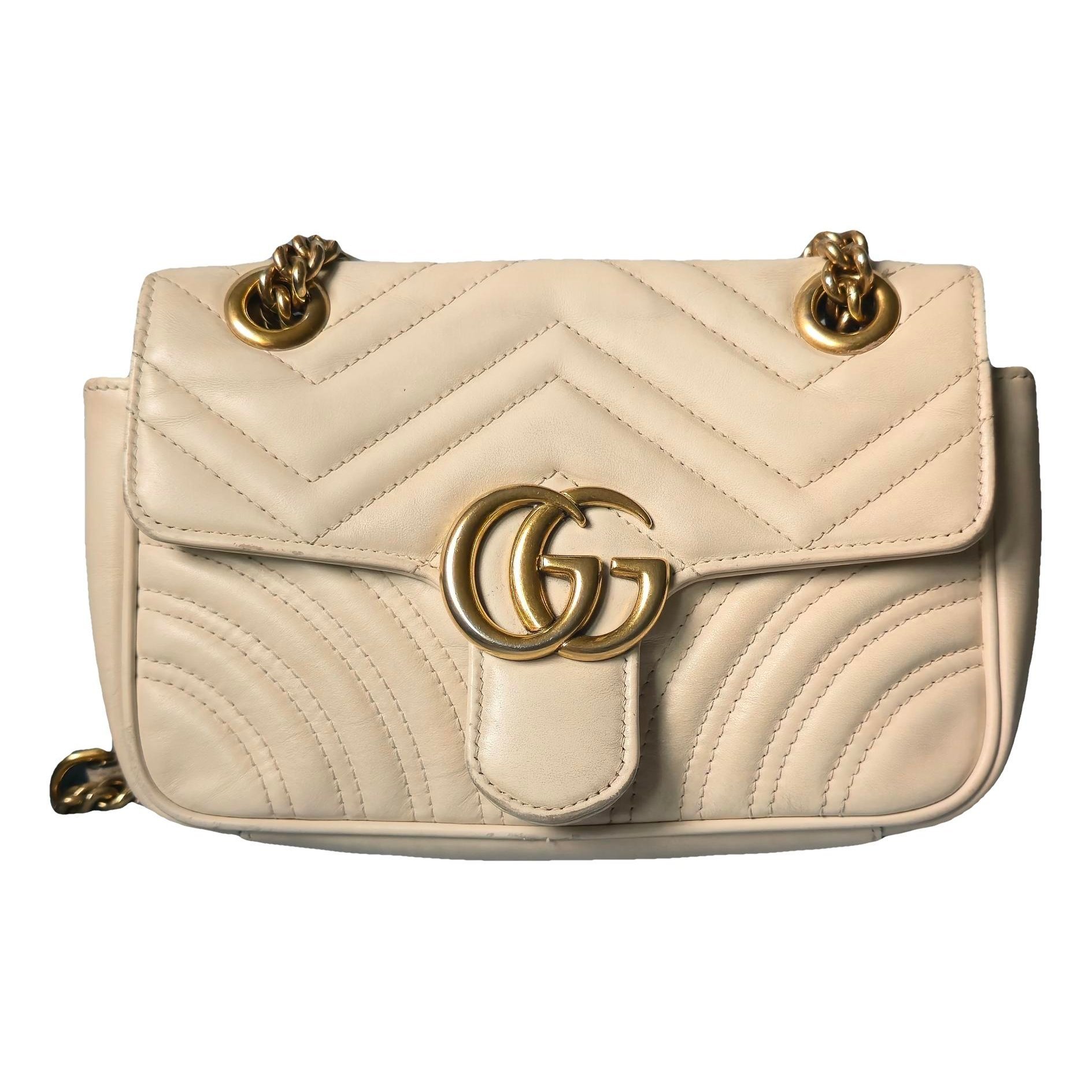 GG Marmont Flap leather crossbody bag