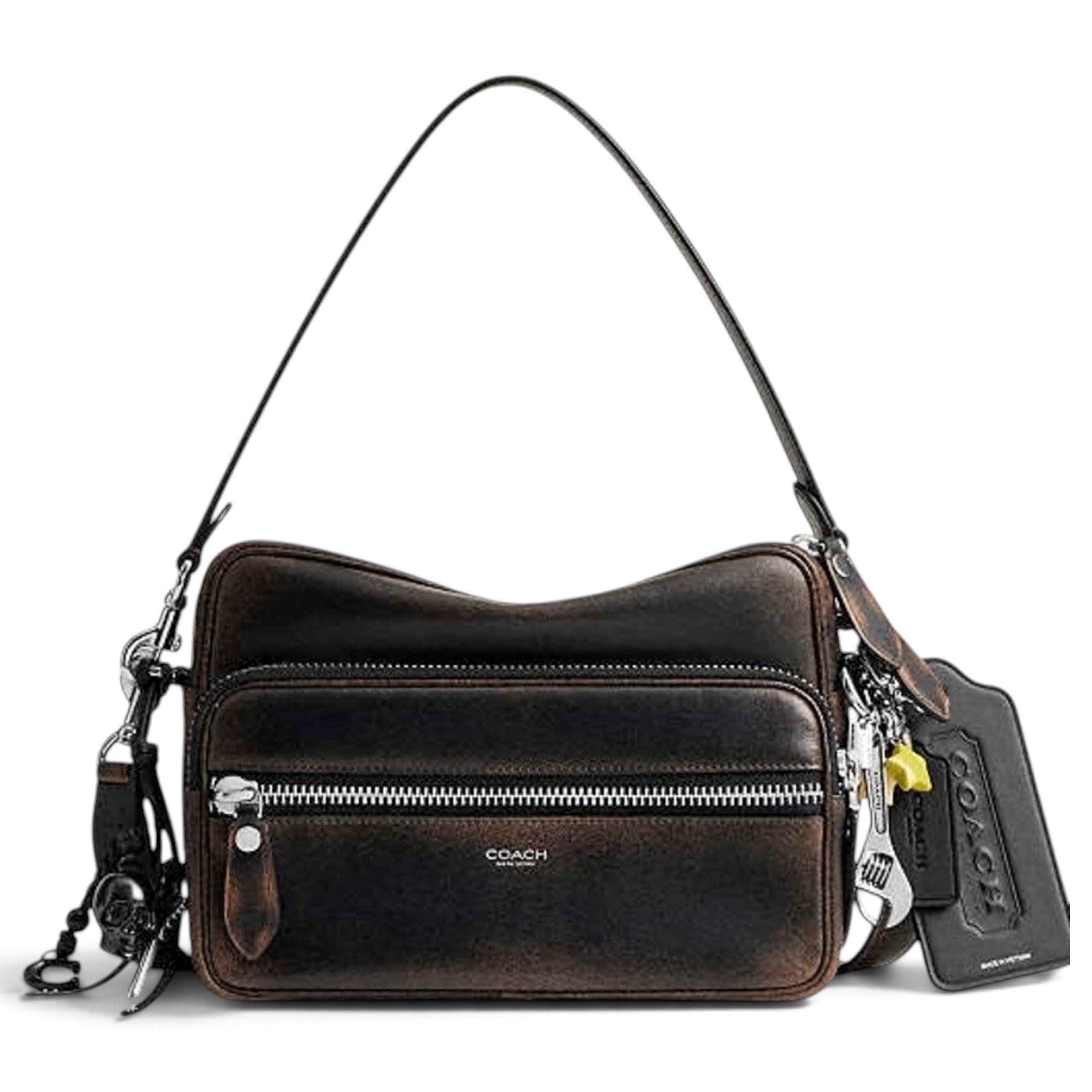 Leather crossbody bag