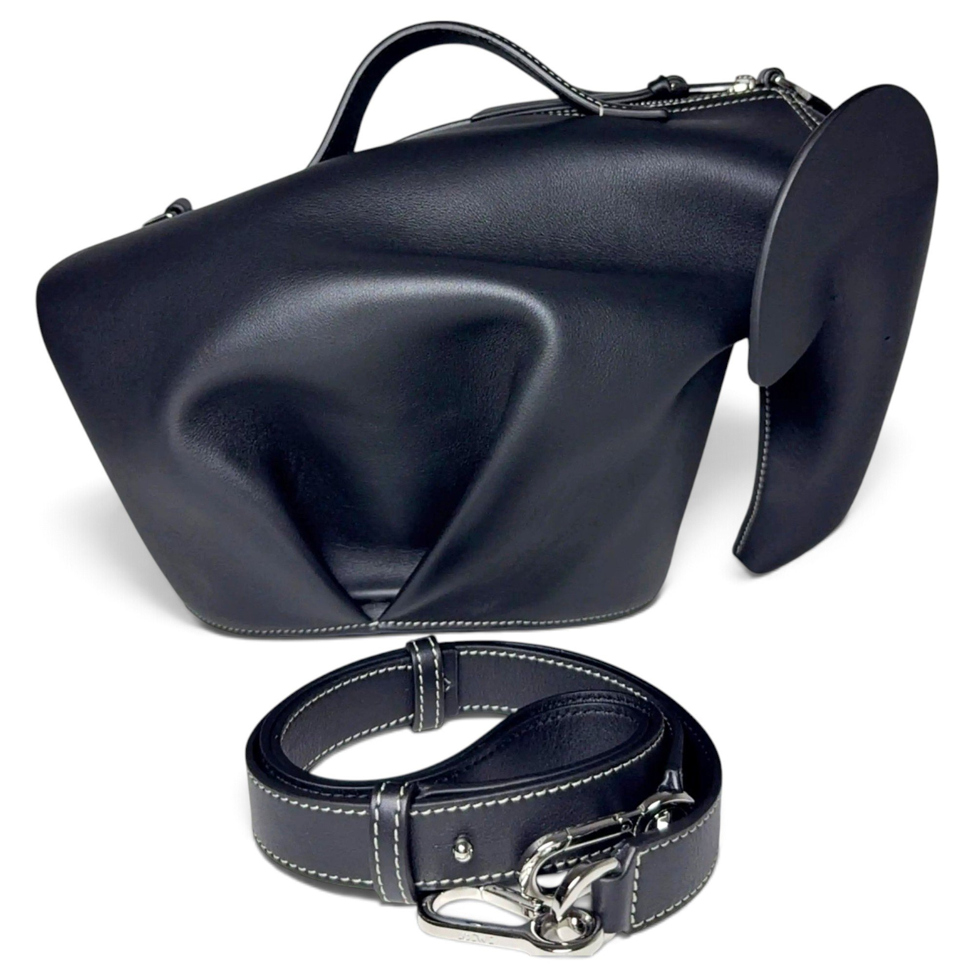 Animals leather handbag