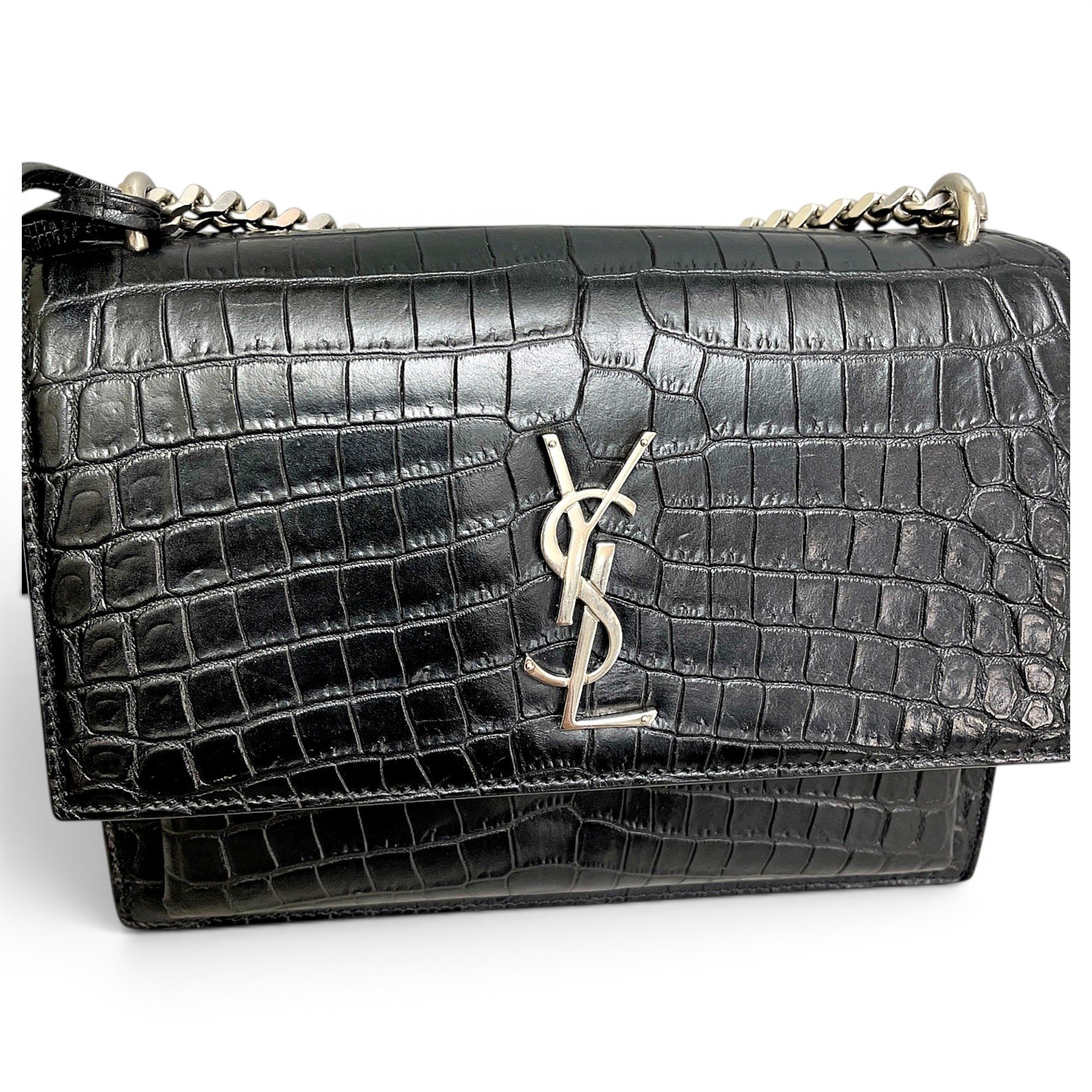 Sunset leather handbag
