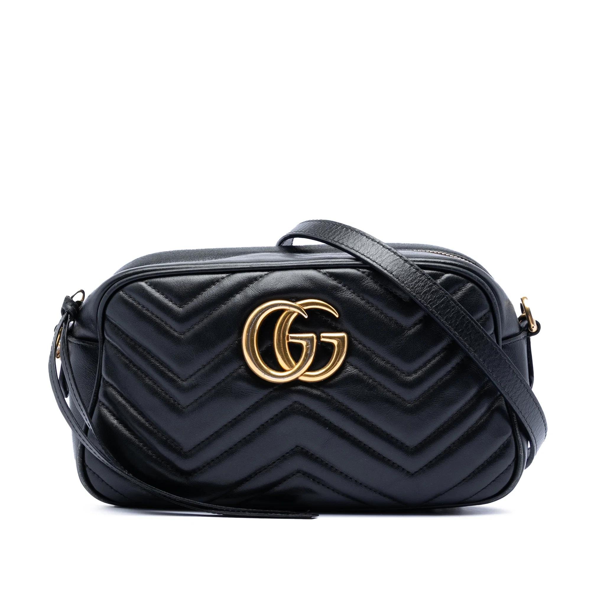 GG Marmont pony-style calfskin handbag