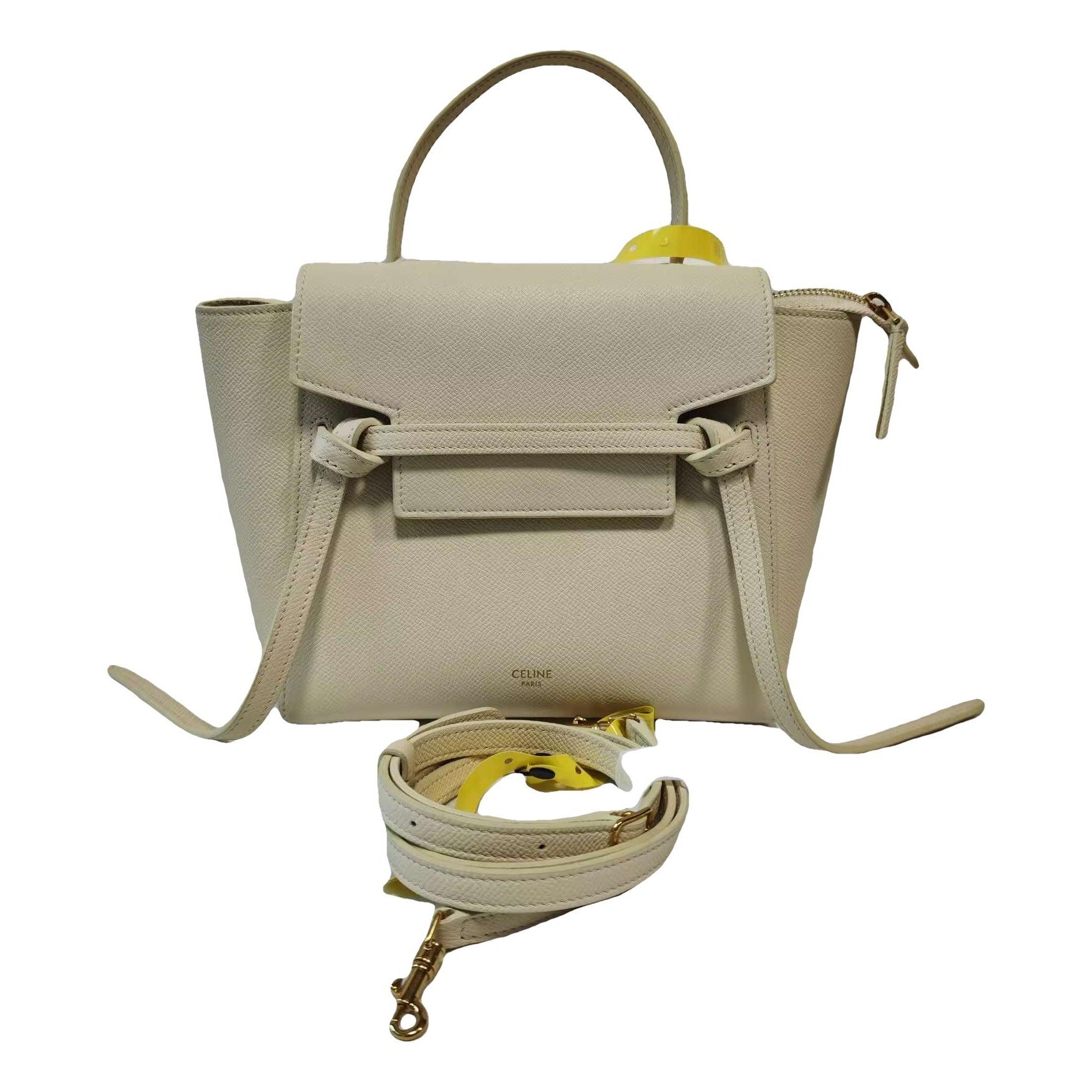 Belt leather handbag