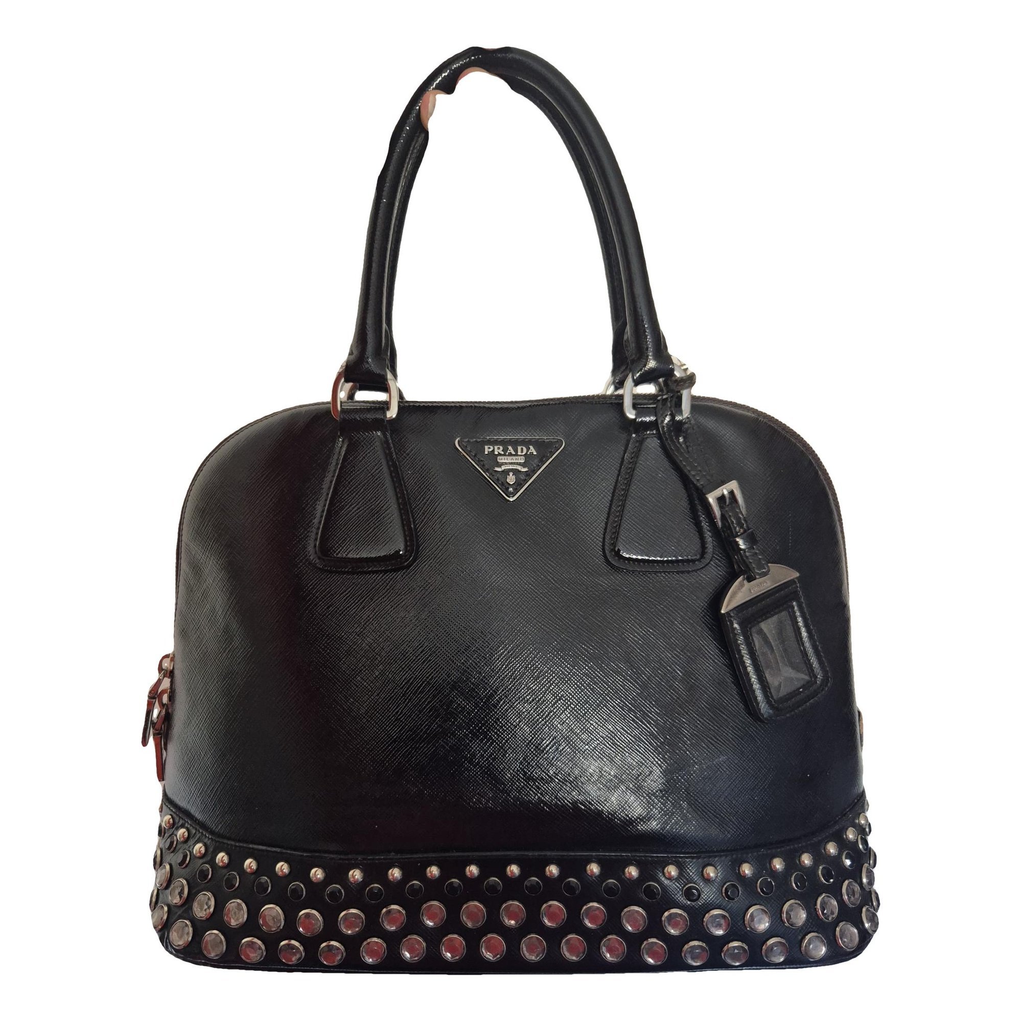 Promenade leather handbag