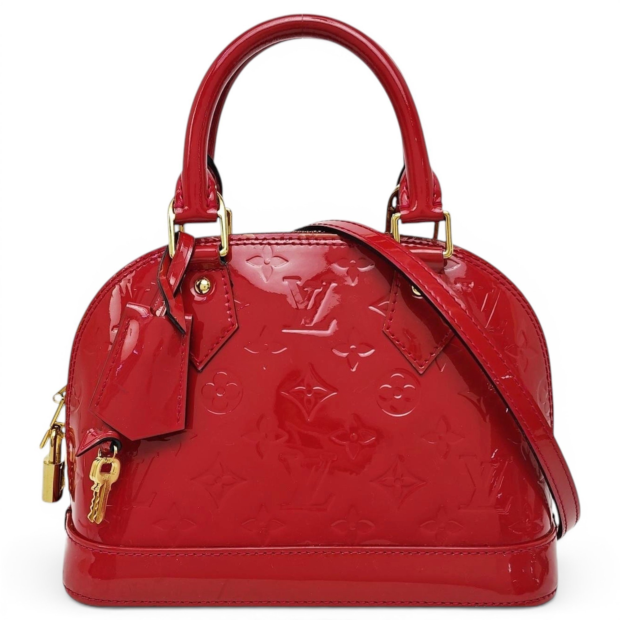 Alma patent leather handbag
