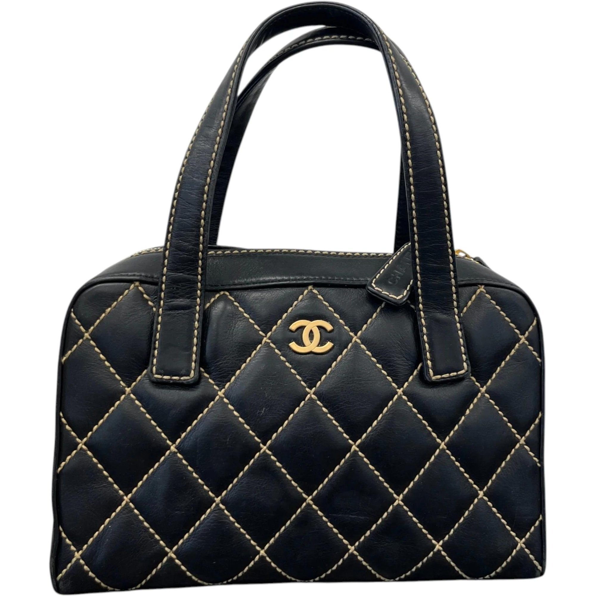 Leather handbag