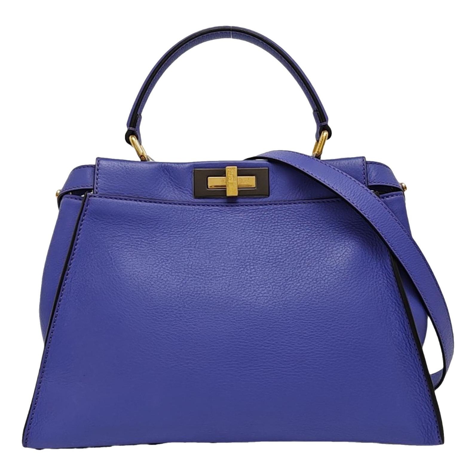 Peekaboo leather handbag