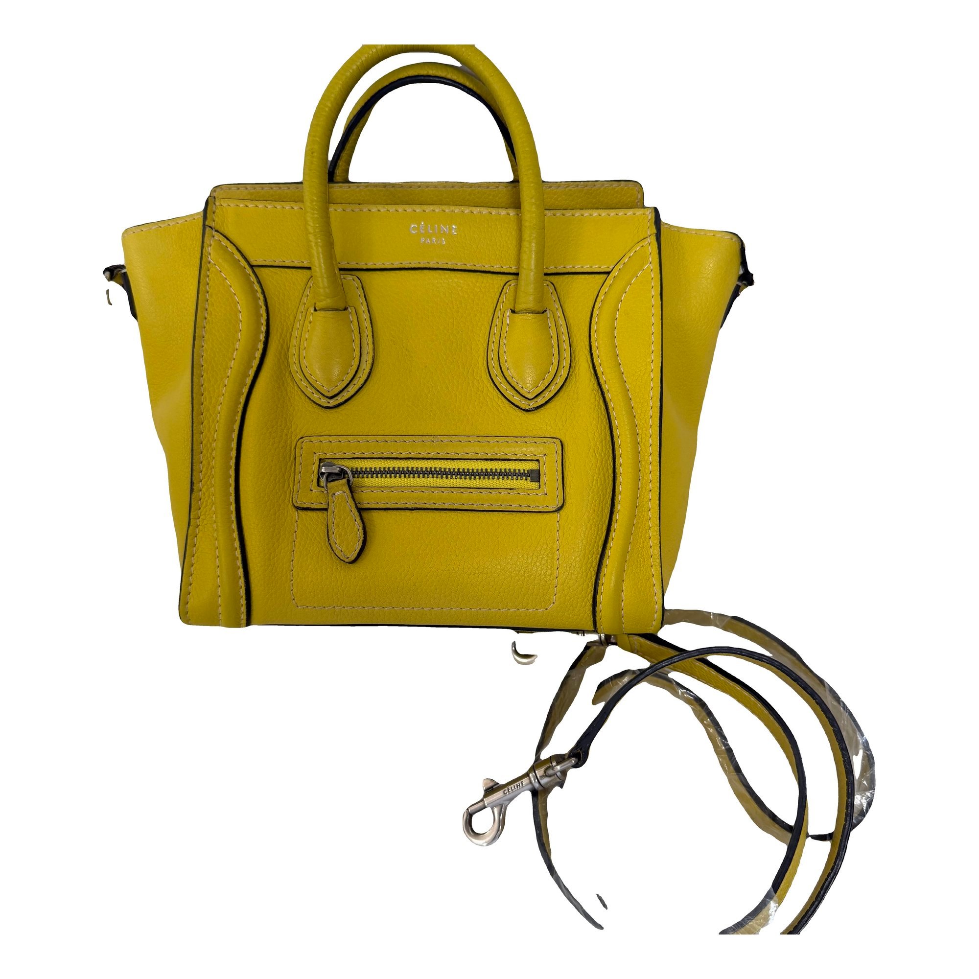 Nano Luggage leather handbag