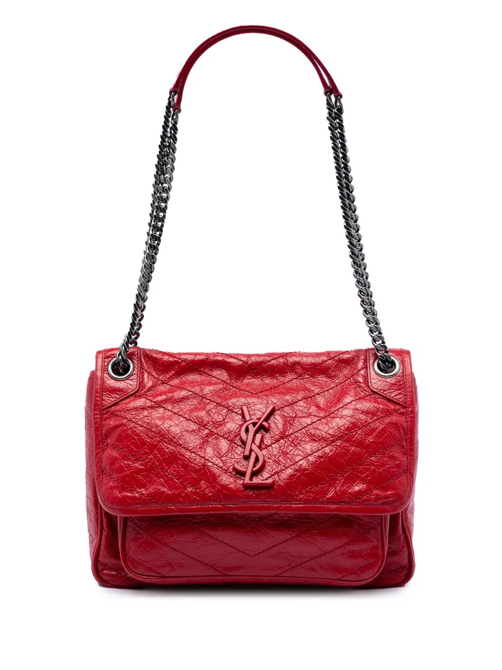 2018 Medium Crinkled Calfskin Niki shoulder bag