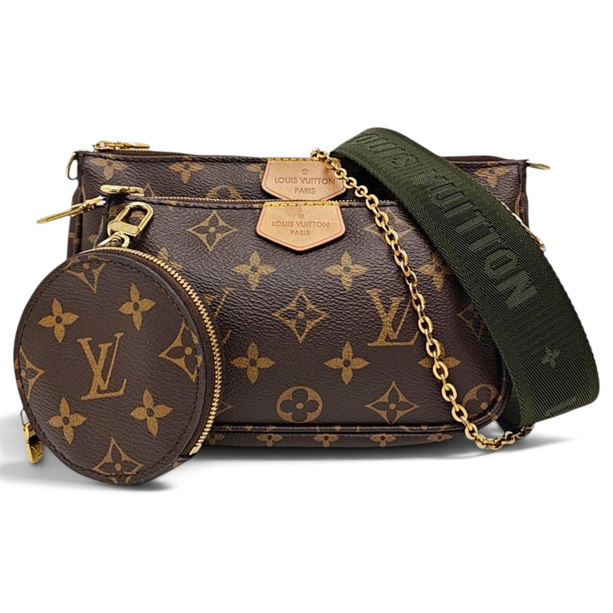 Maxi Multi Pochette Accessoires leather handbag