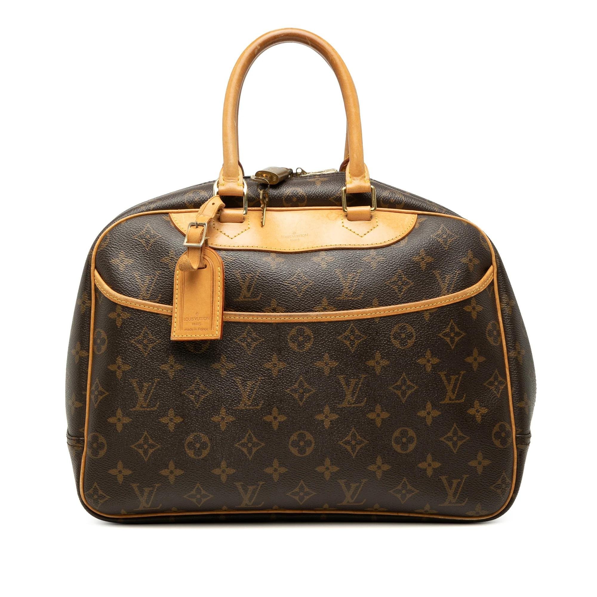 Louis Vuitton Deauville leather handbag