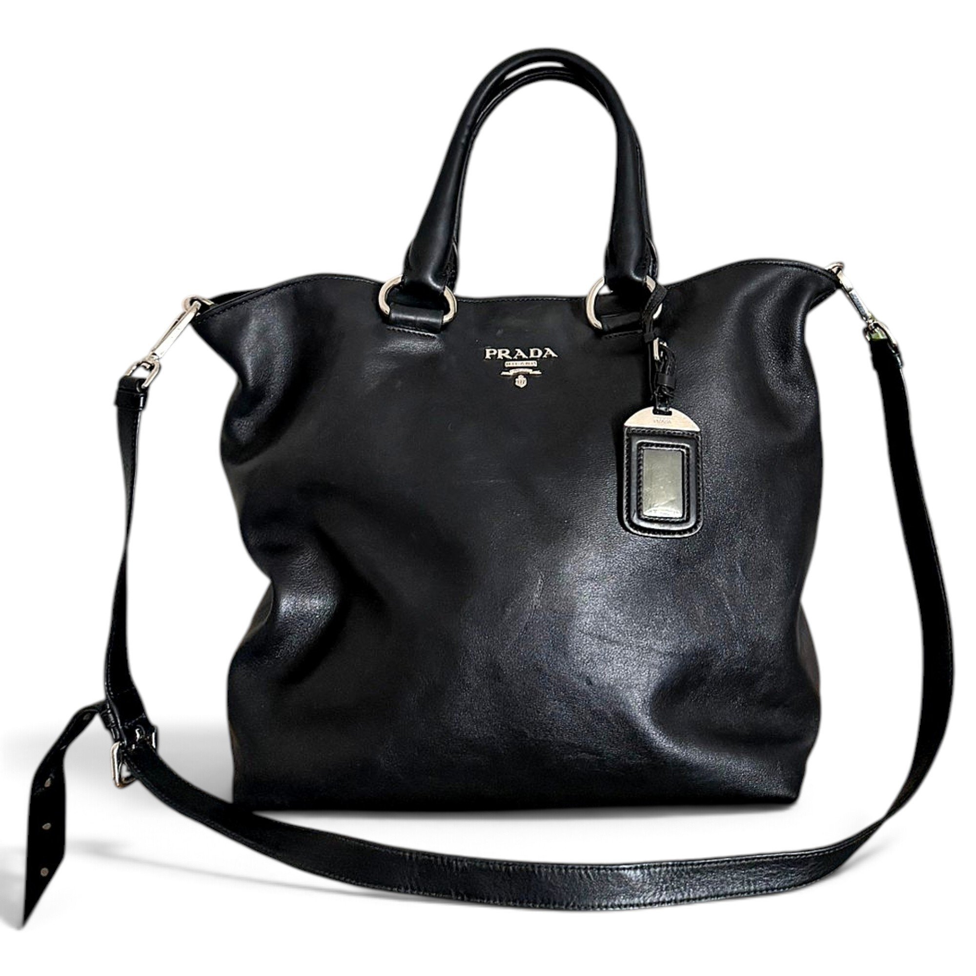 Leather handbag
