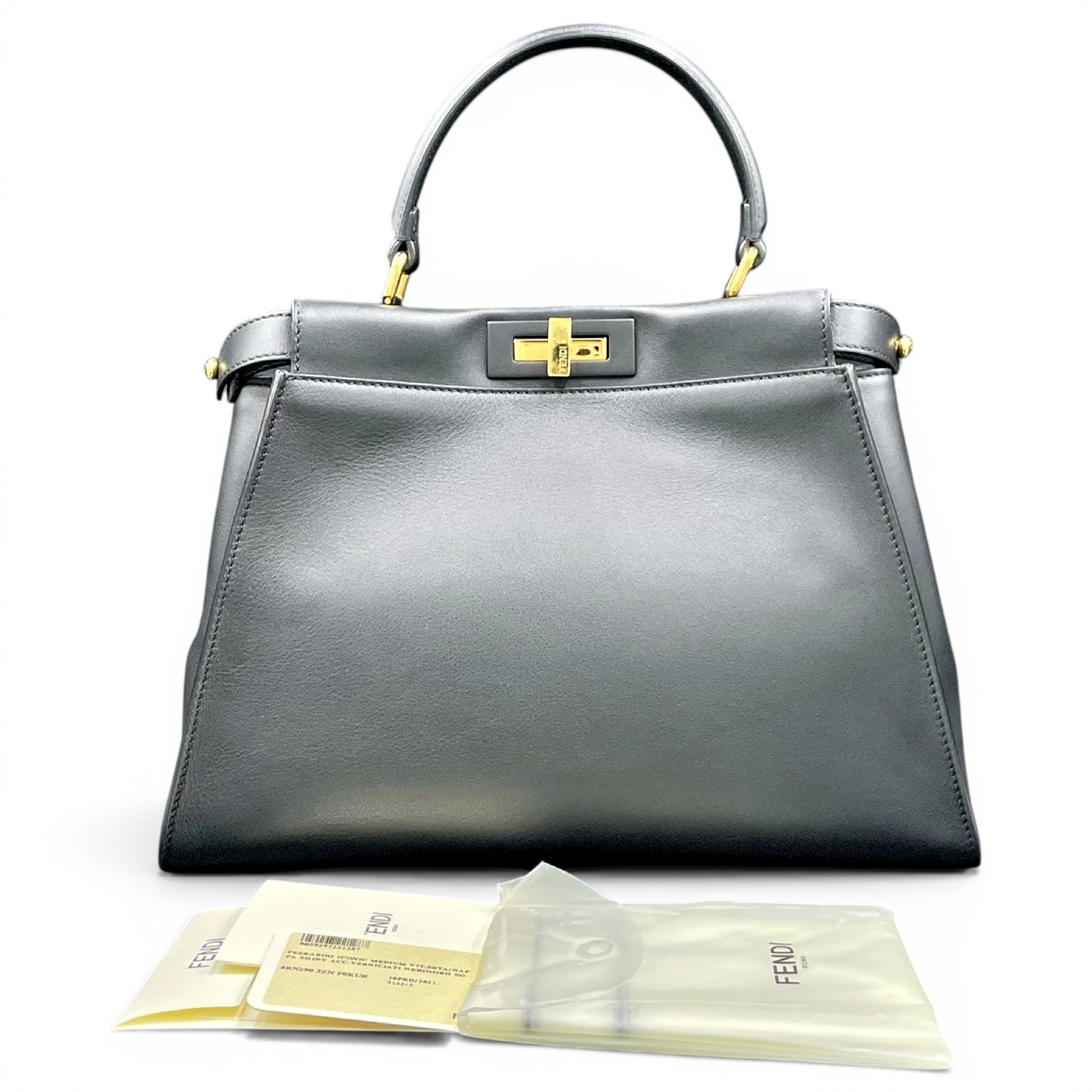 Peekaboo leather handbag