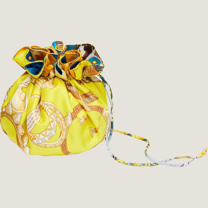 Random Reversible Silk Coin Purse GM