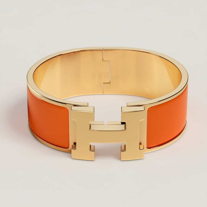 Orange Fruité Clic Clac H Bracelet