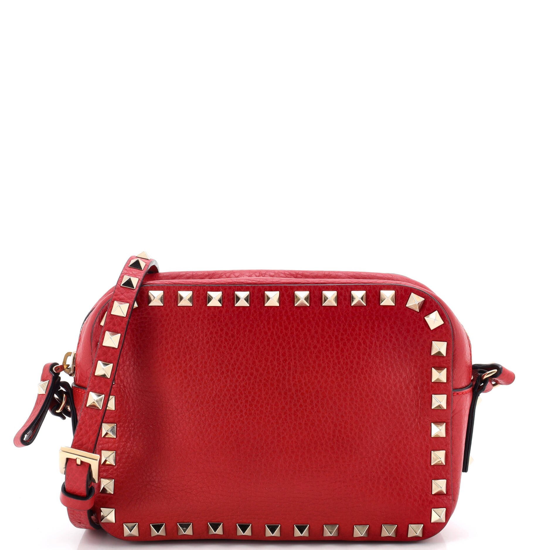 Rockstud Camera Crossbody Bag Leather
