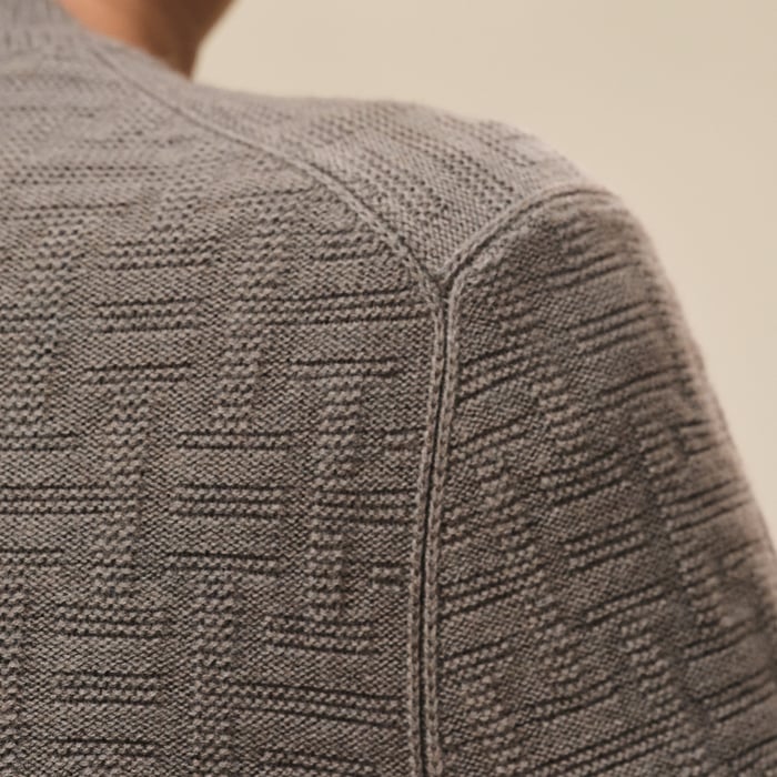 "H Voyage" Long-sleeve Sweater