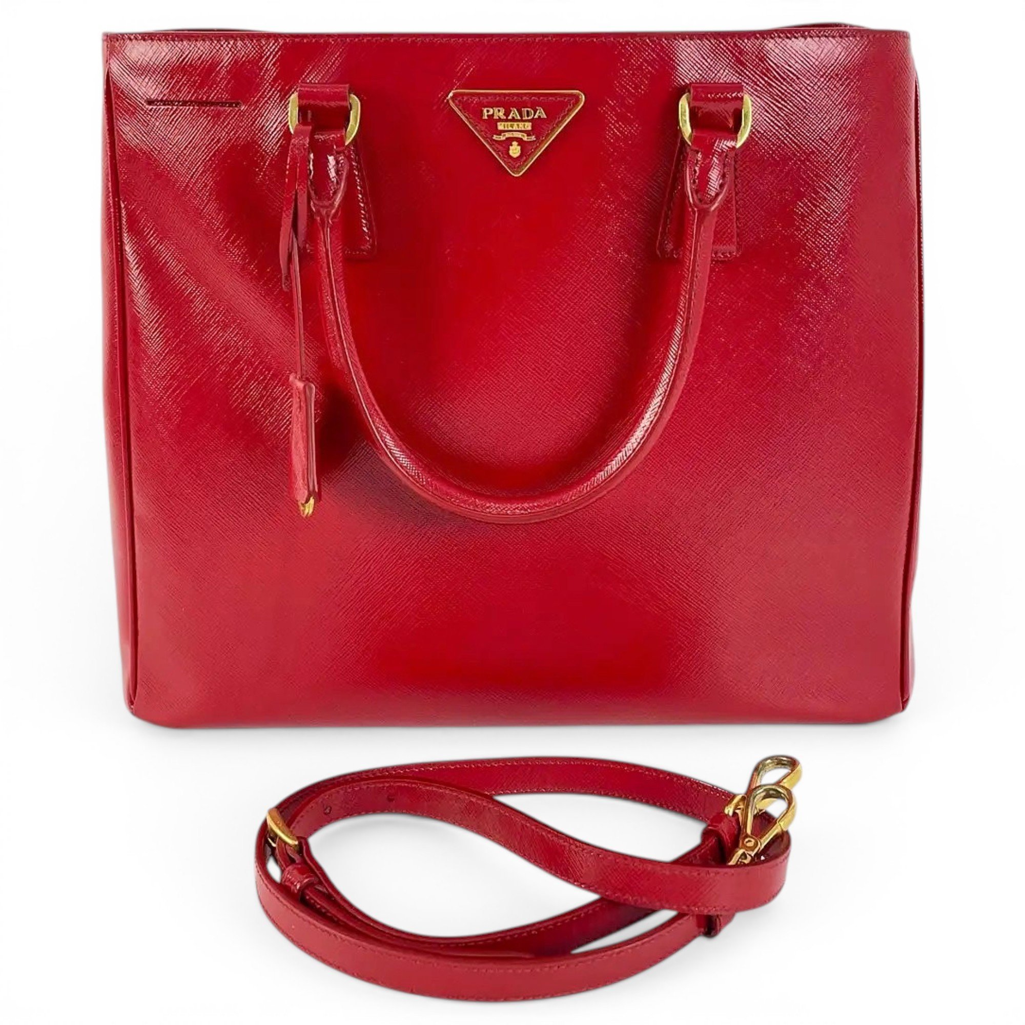 Galleria leather handbag