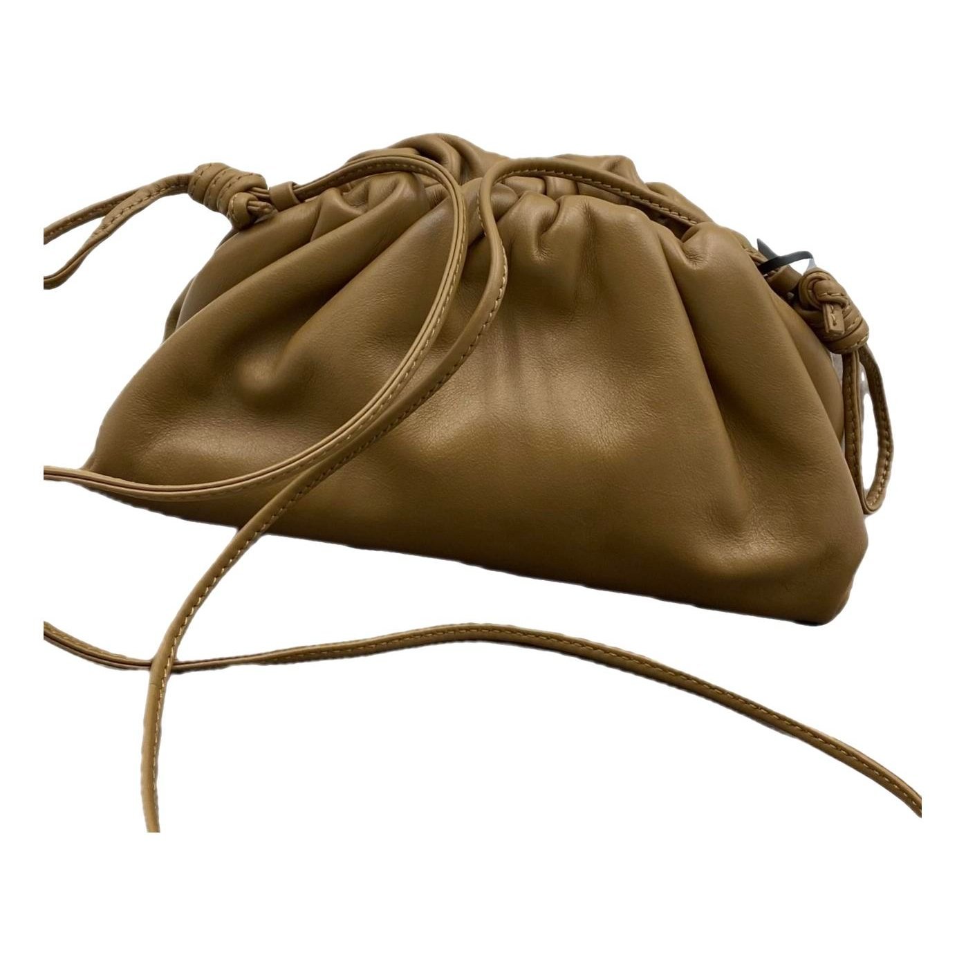 Pouch leather handbag