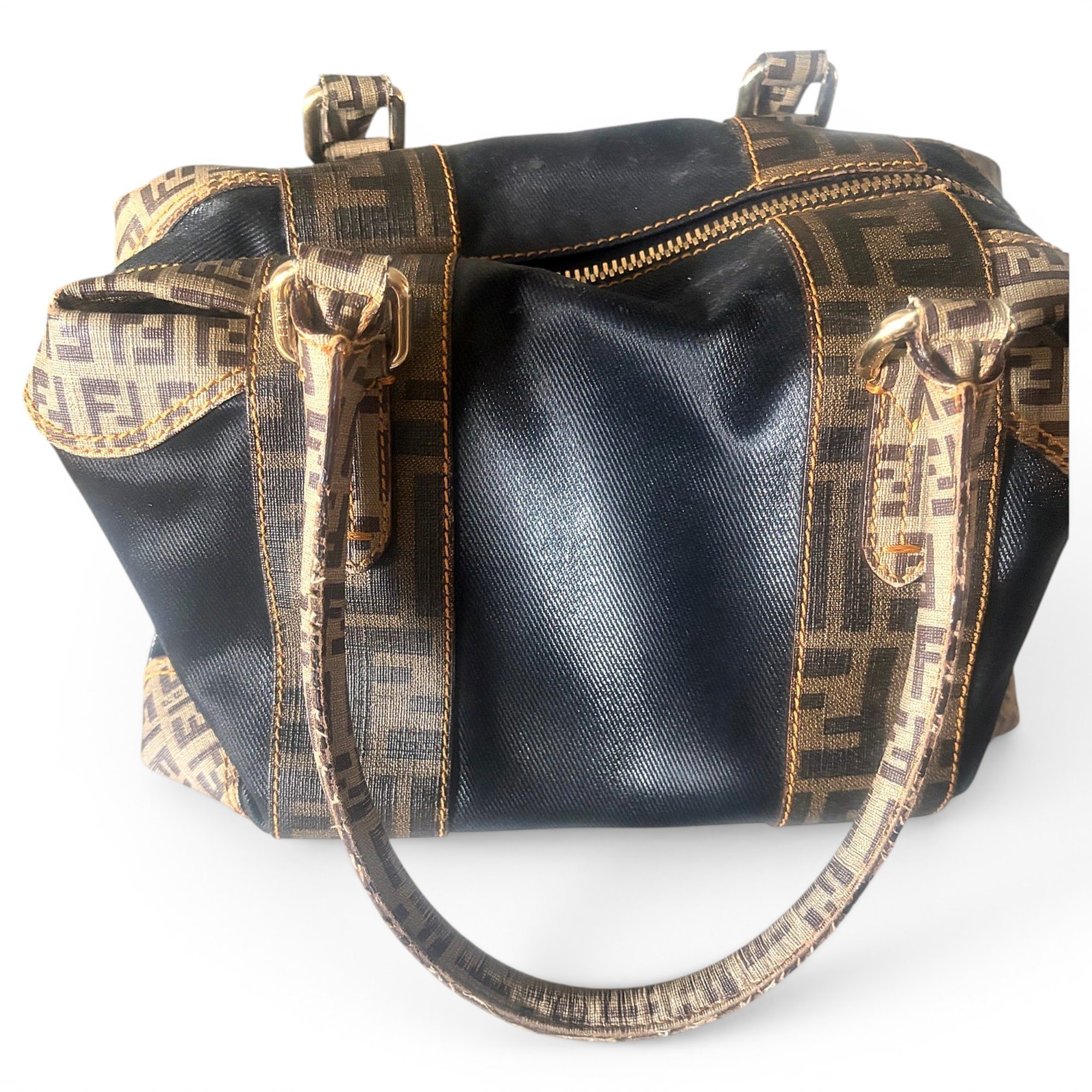 Forever Bauletto leather bowling bag