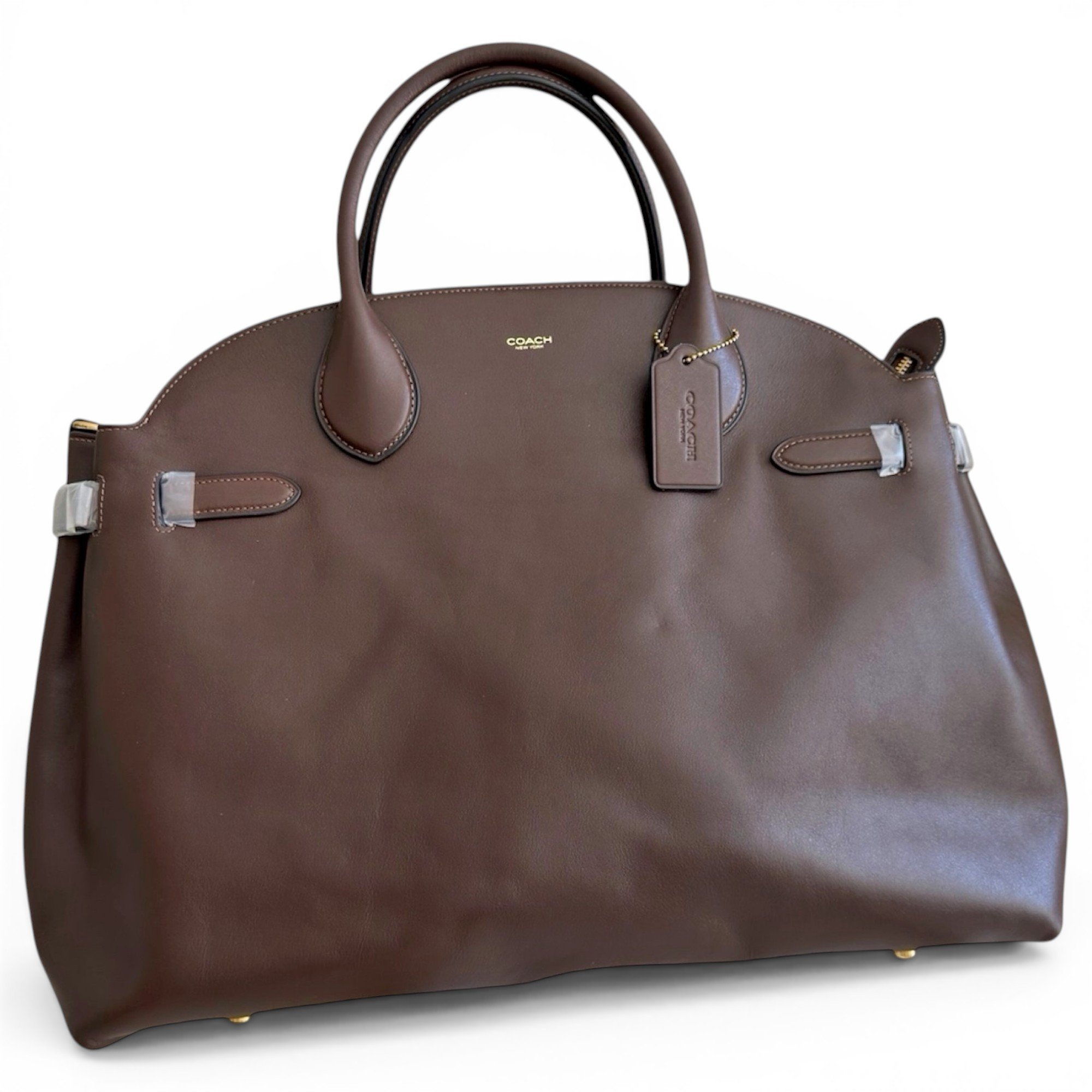Leather tote