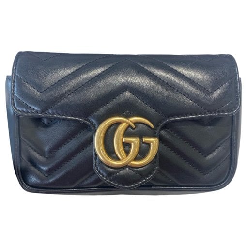 GG Marmont Flap leather crossbody bag