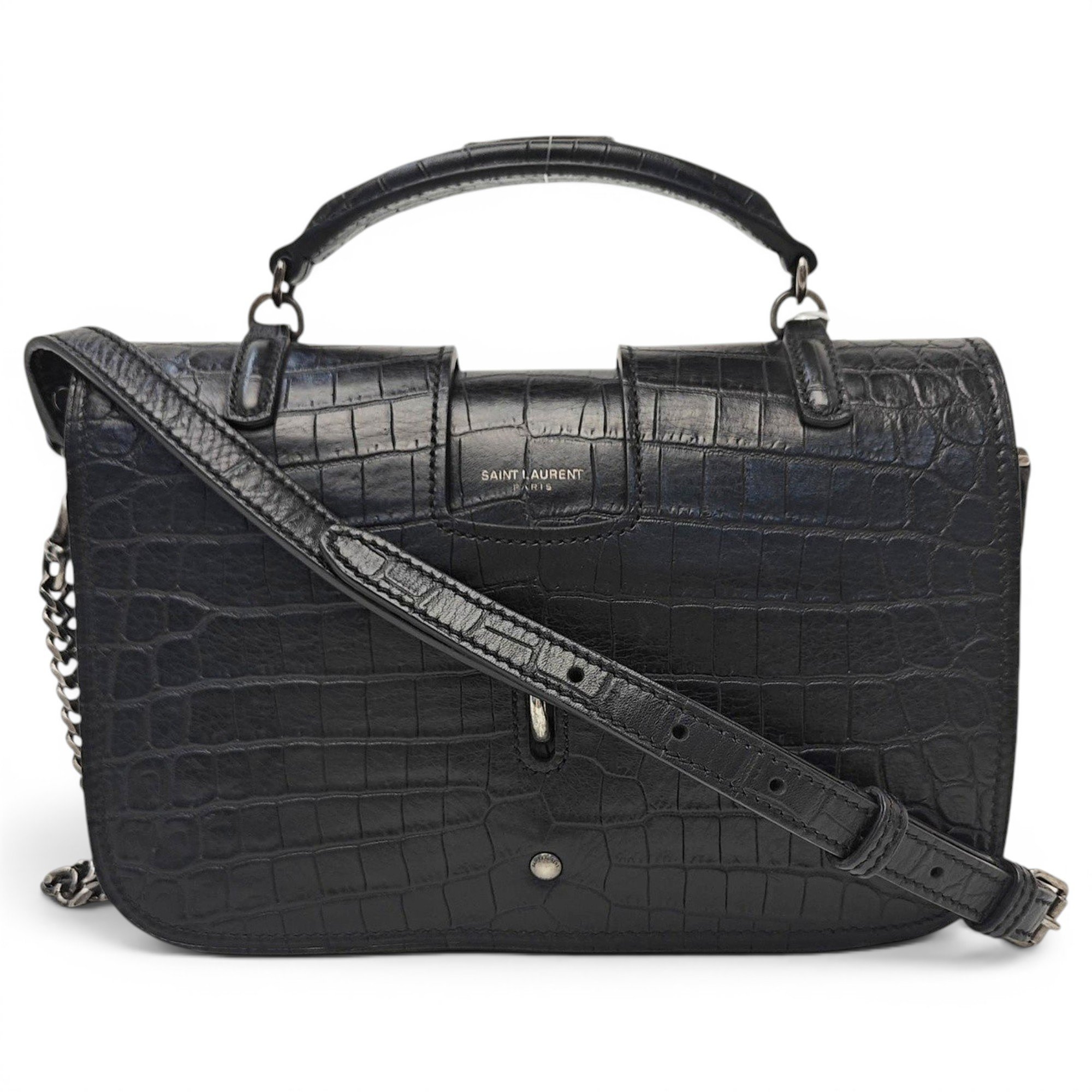 Saint Laurent Charlotte Messenger leather handbag