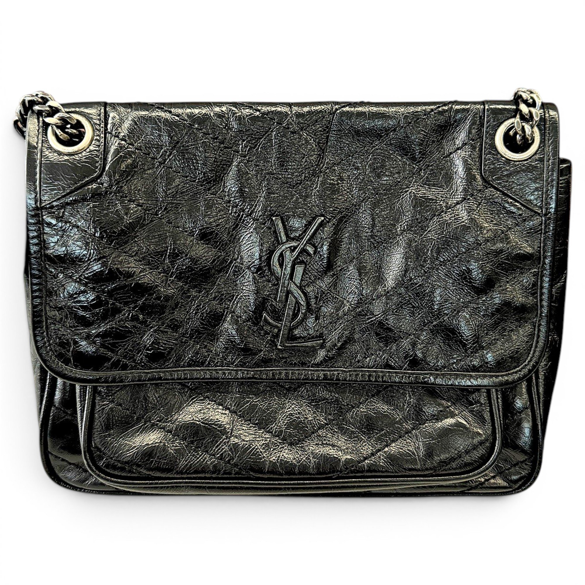 Niki leather crossbody bag