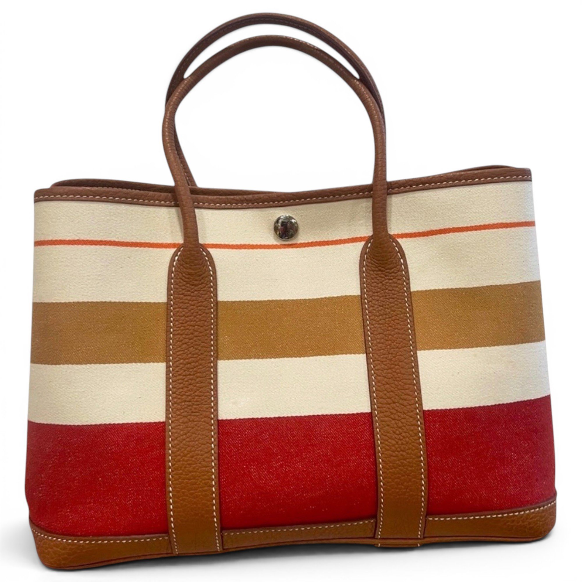 Hermes Garden Party 36 Handbag Negonda Leather