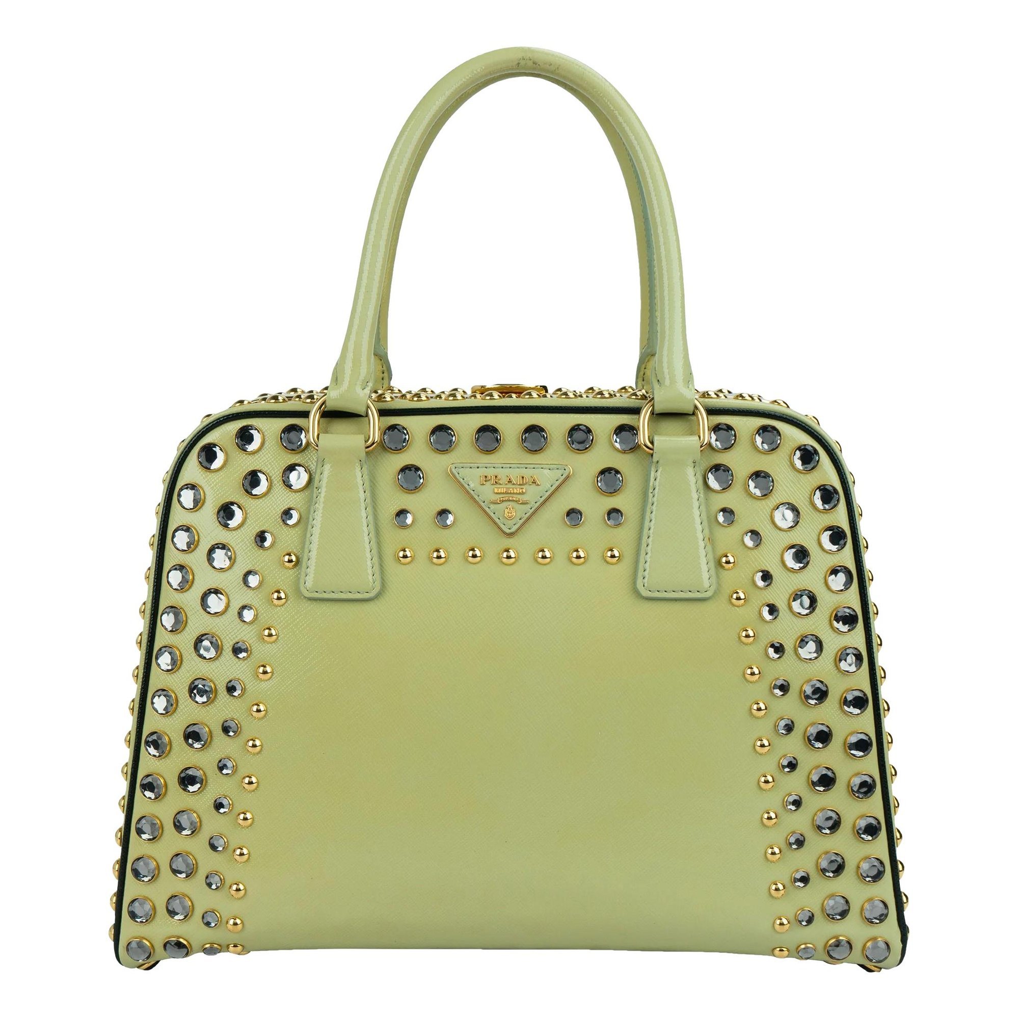 Promenade leather handbag