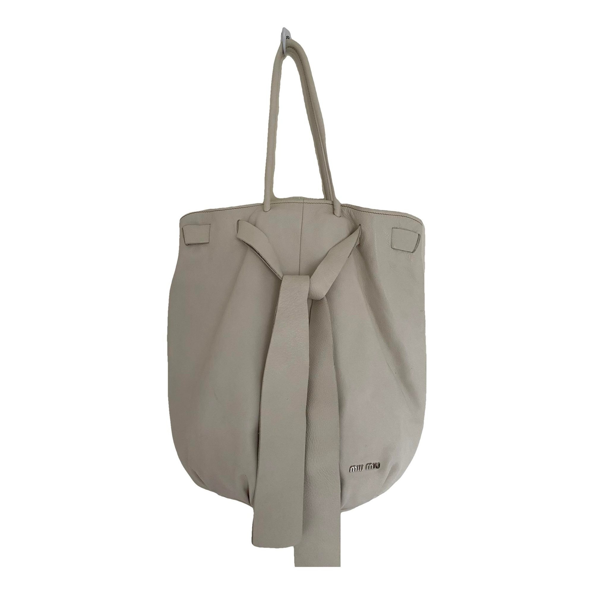 Miu Miu Leather tote