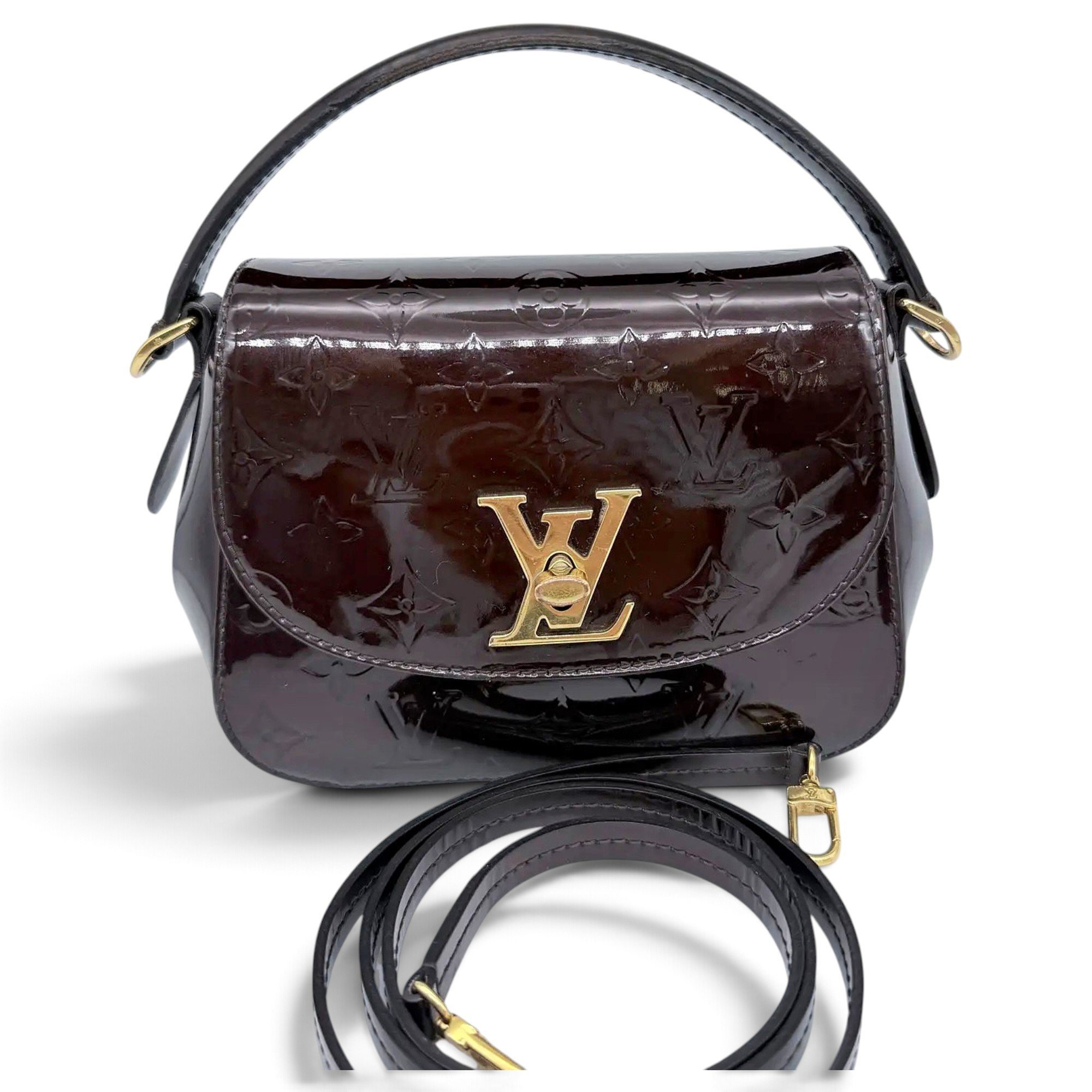Pasadena patent leather handbag