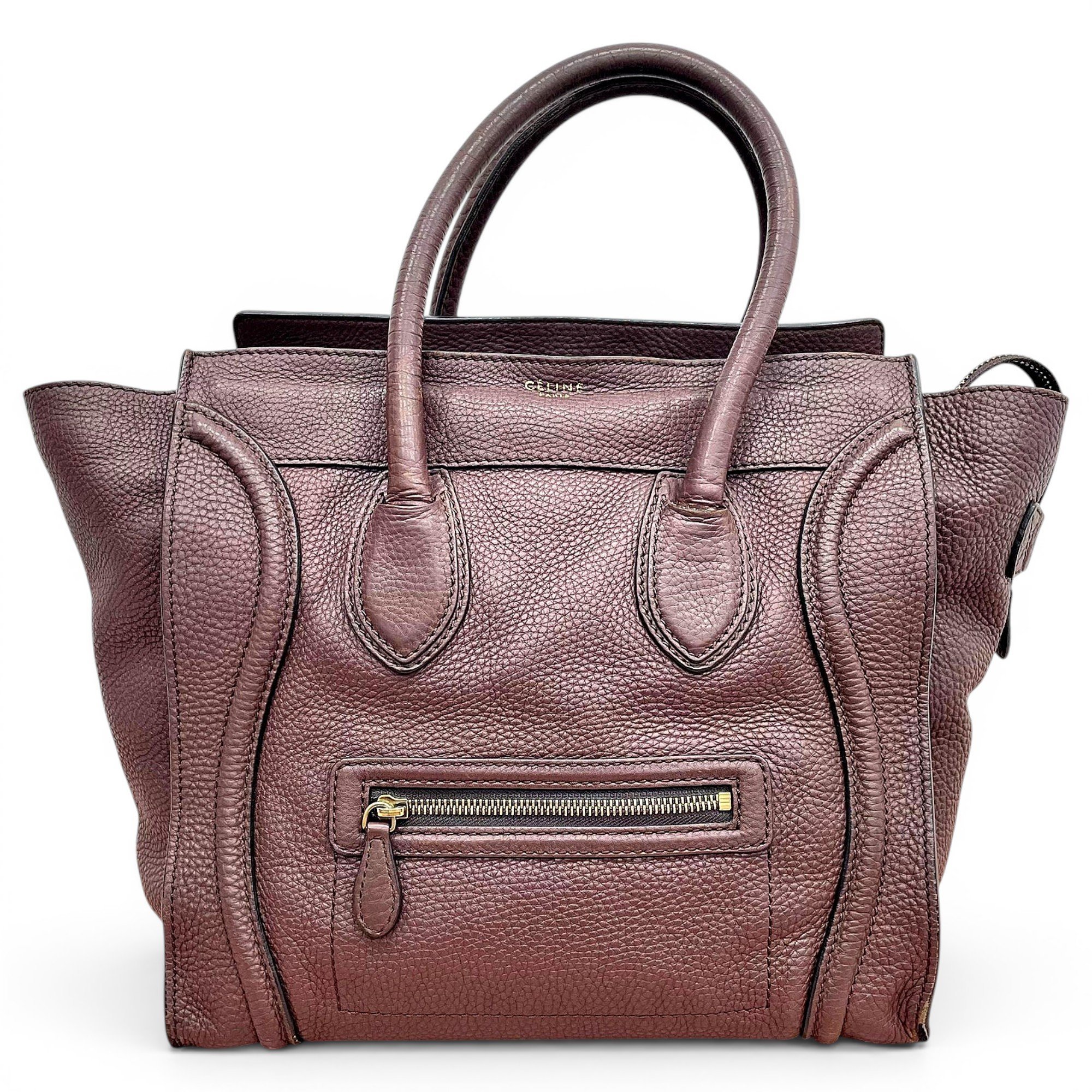 Luggage leather handbag