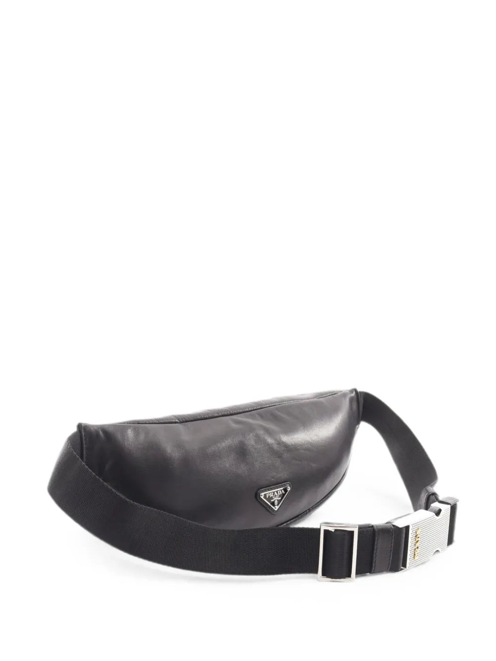 2010s Enamelled Triangle-logo belt bag