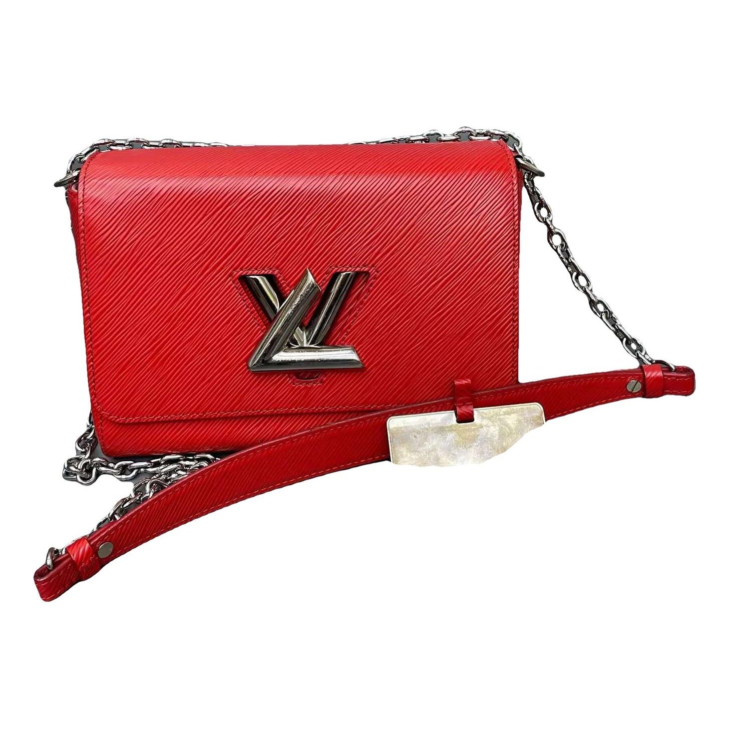 Twist leather handbag